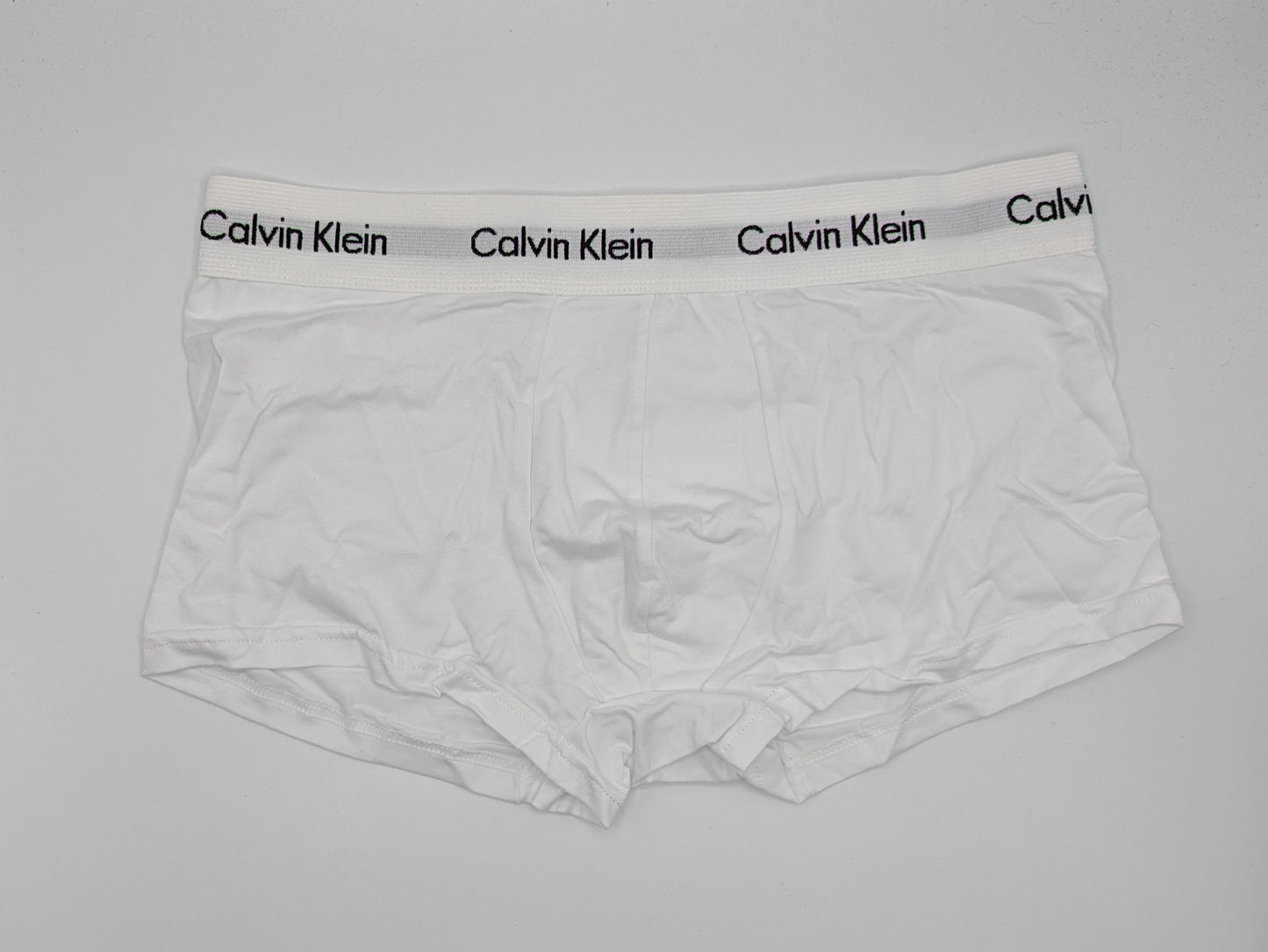 CALVIN KLEIN 3 Pack Cotton Stretch Boxer Trunks - White