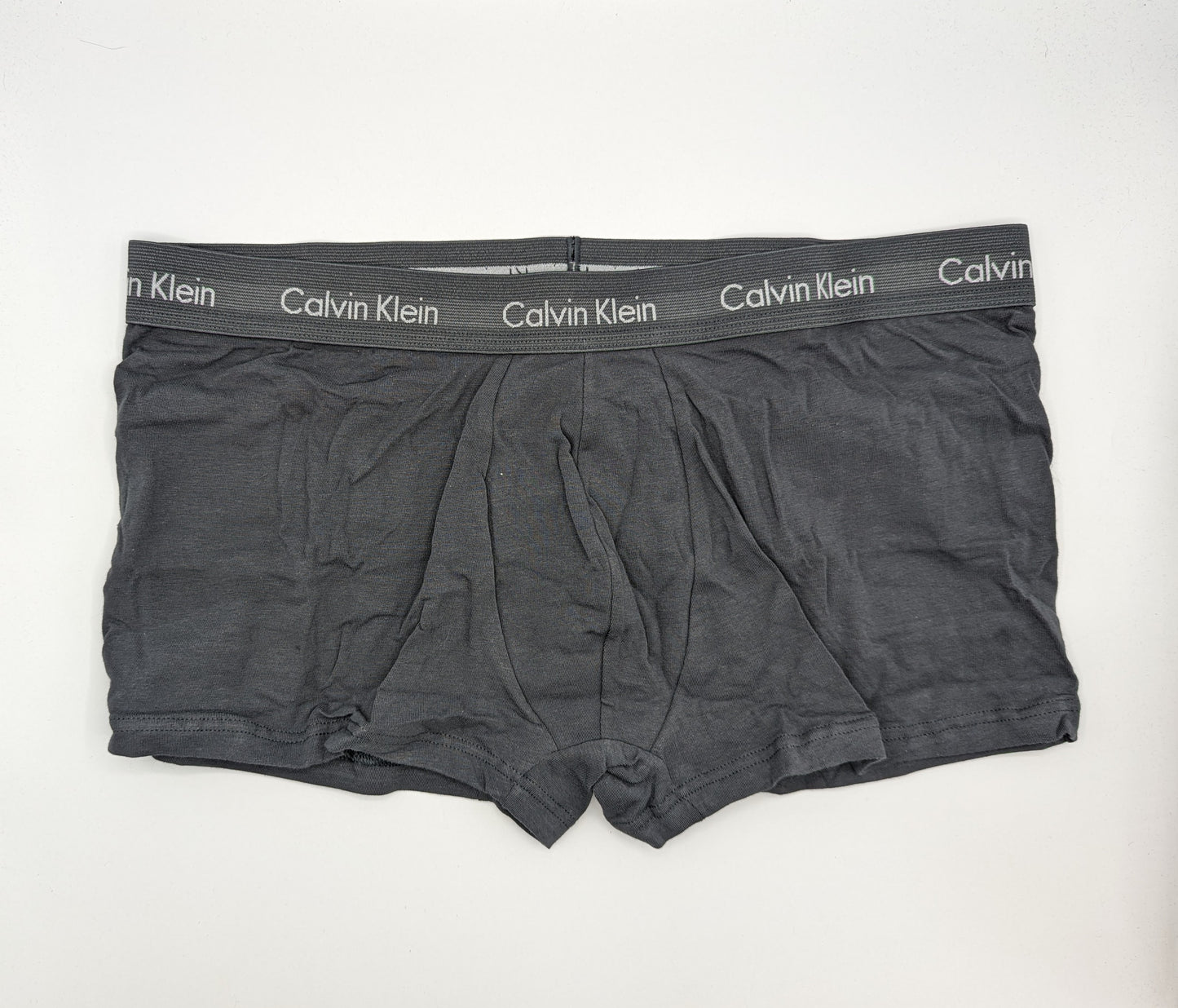 CALVIN KLEIN 3 Pack Cotton Stretch Boxer Trunks - Grey/Blue/green