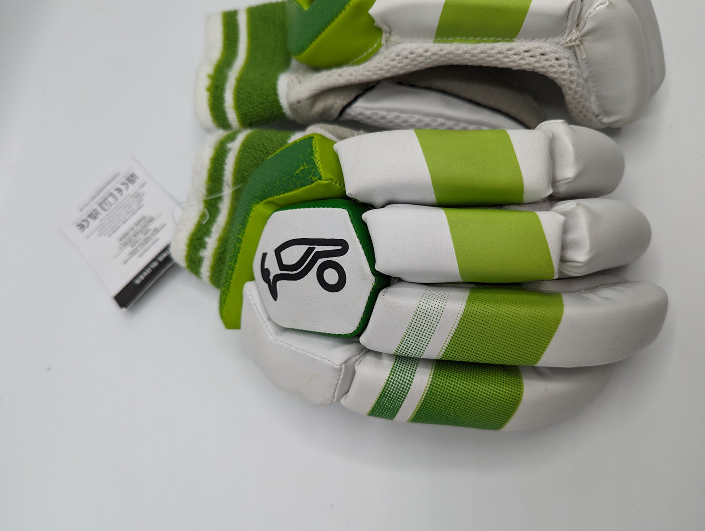 Kookaburra Youth Kahuna Cricket Gloves Right Hand - White/Green