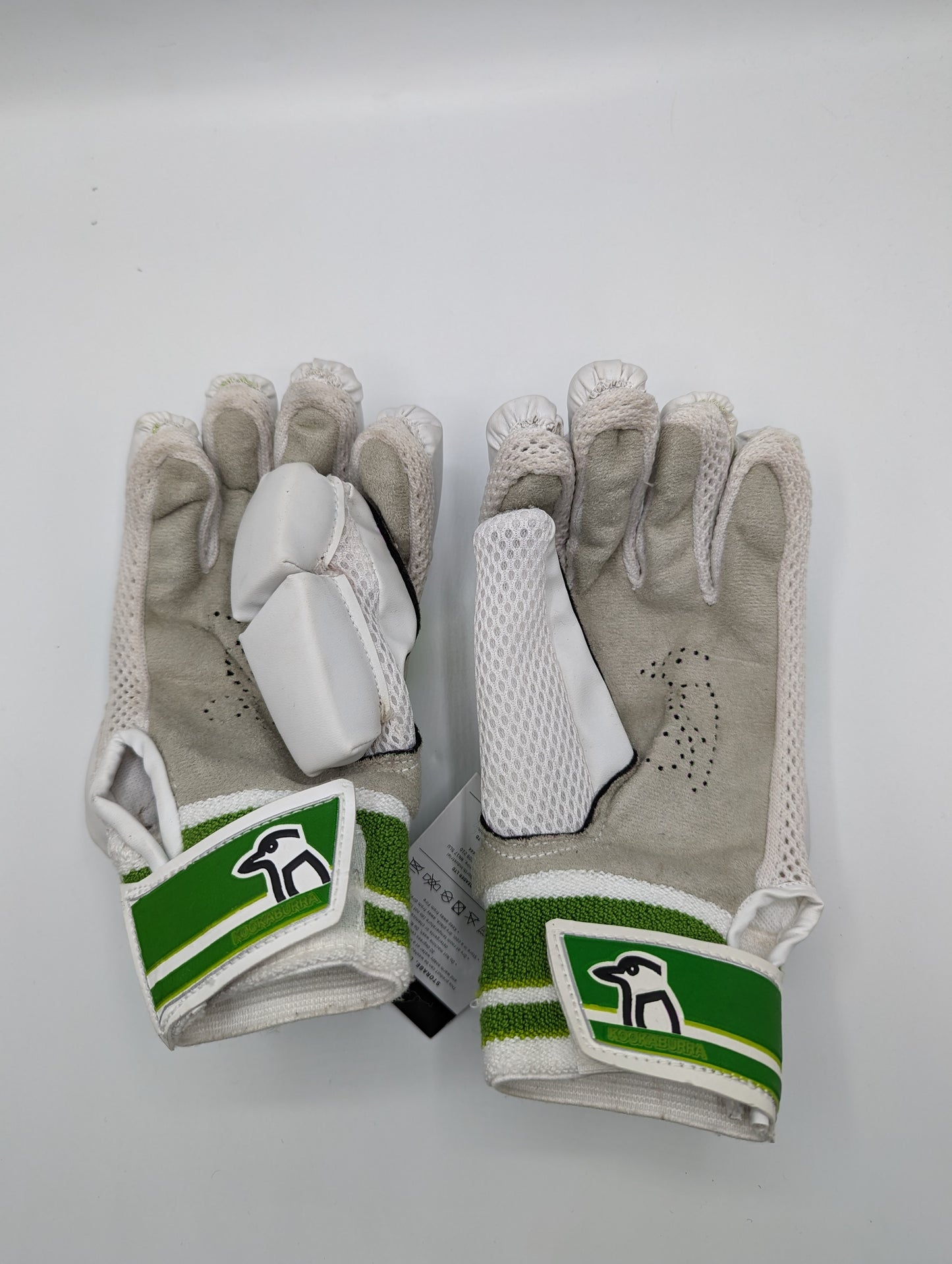 Kookaburra Youth Kahuna Cricket Gloves Right Hand - White/Green