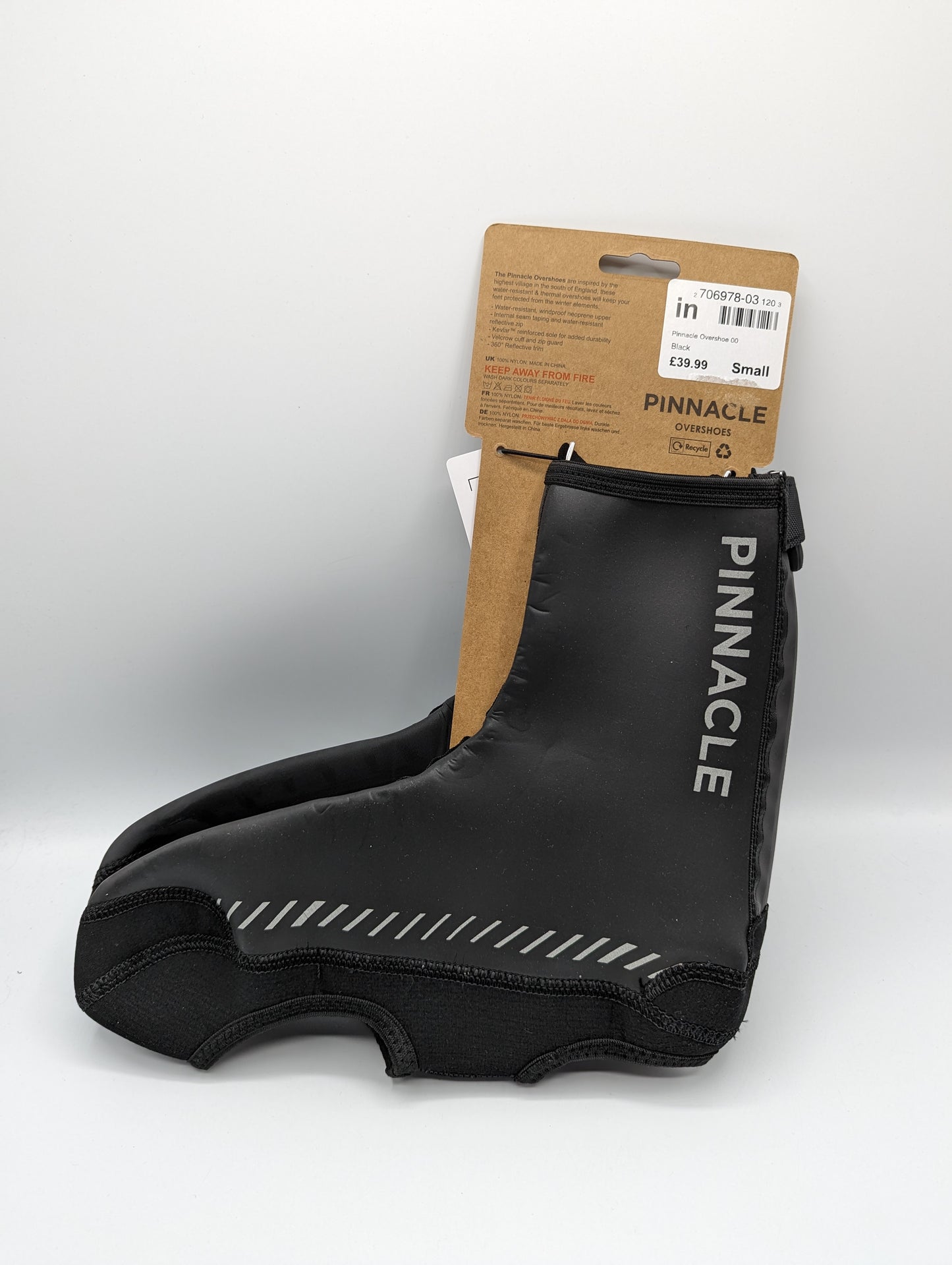 Pinnacle Cycling Overshoes -Black