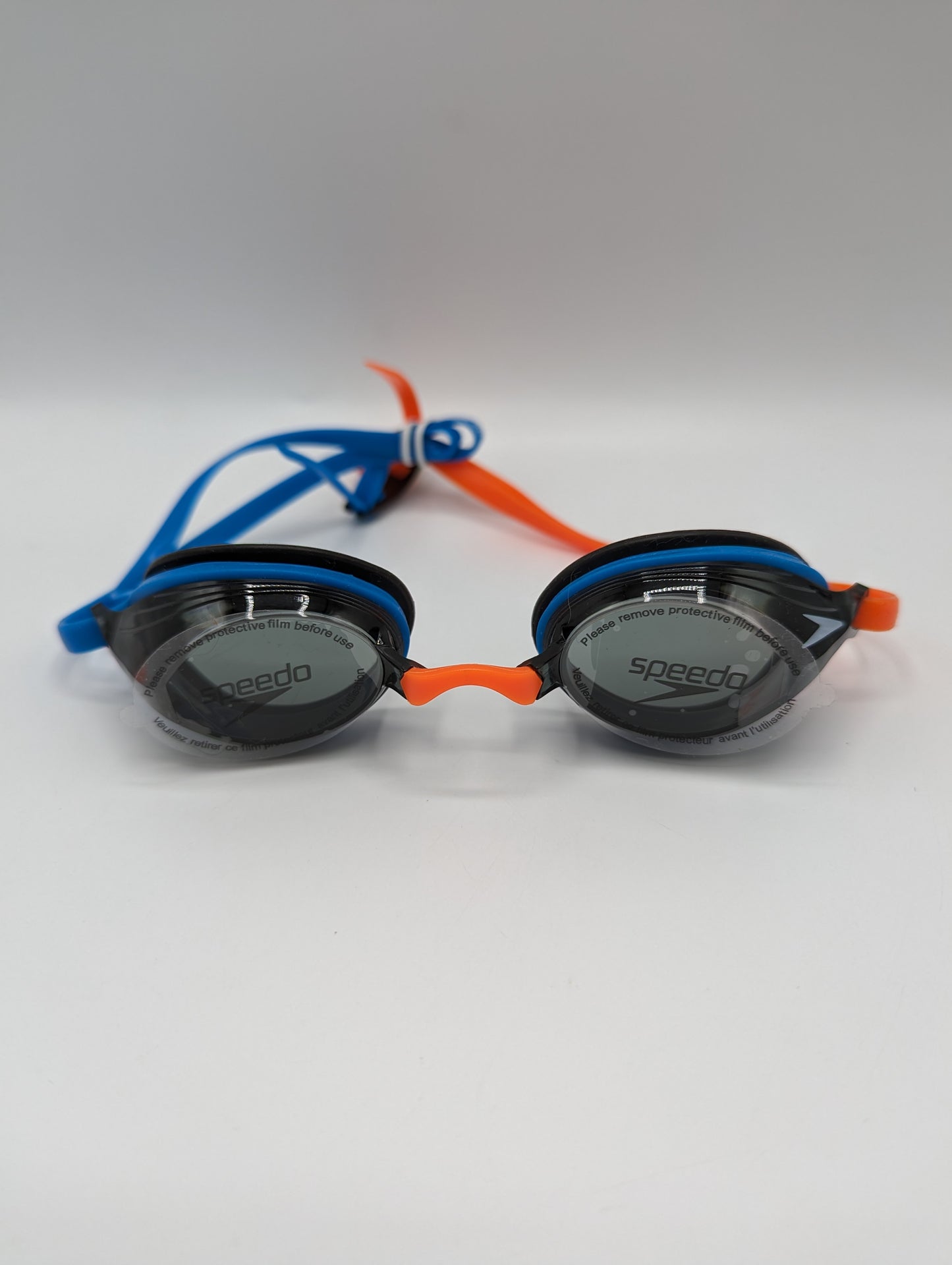 Speedo Adults Vengeance Goggles - Blue/Orange/Black