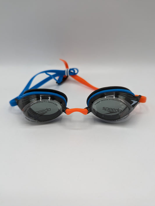 Speedo Adults Vengeance Goggles - Blue/Orange/Black