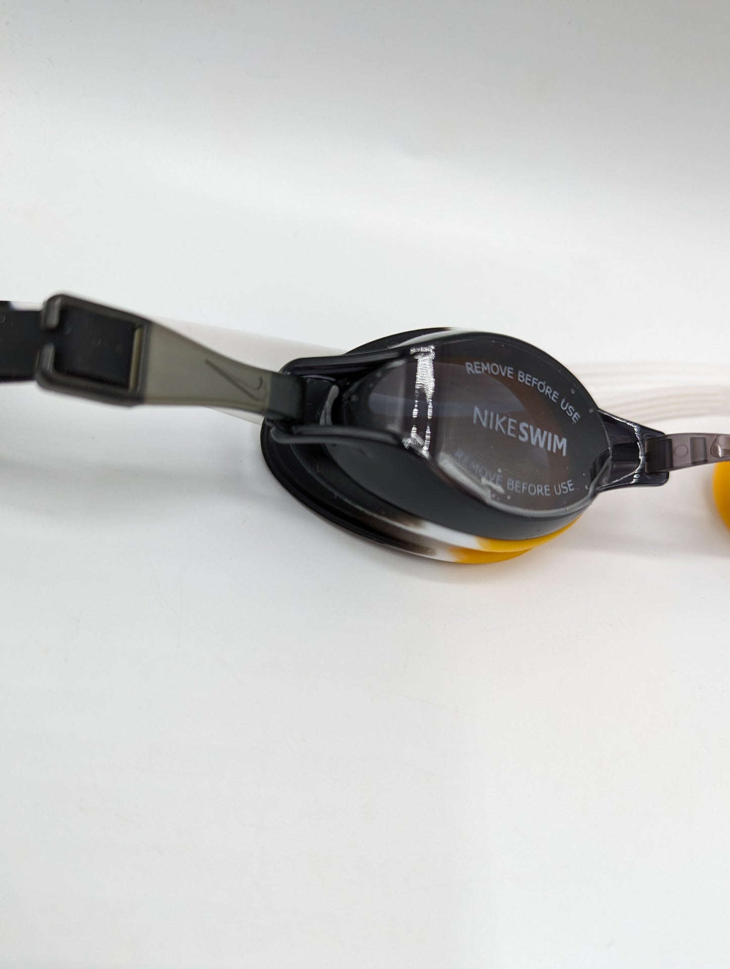 Nike Chrome Youth Swimming Goggles - Black/Yellow