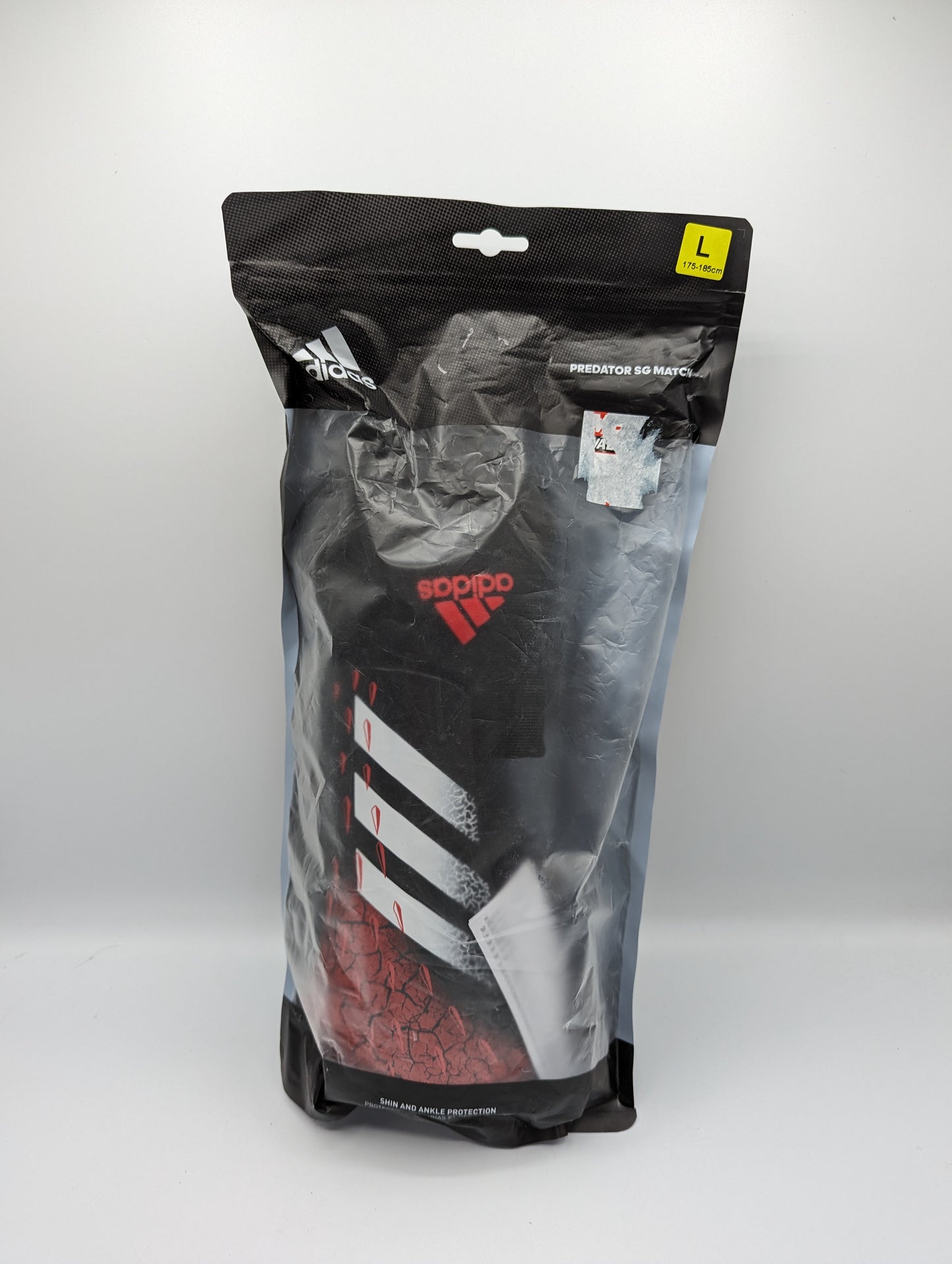 Adidas Predator SG Training Shin Pads - Adults - Red/Black