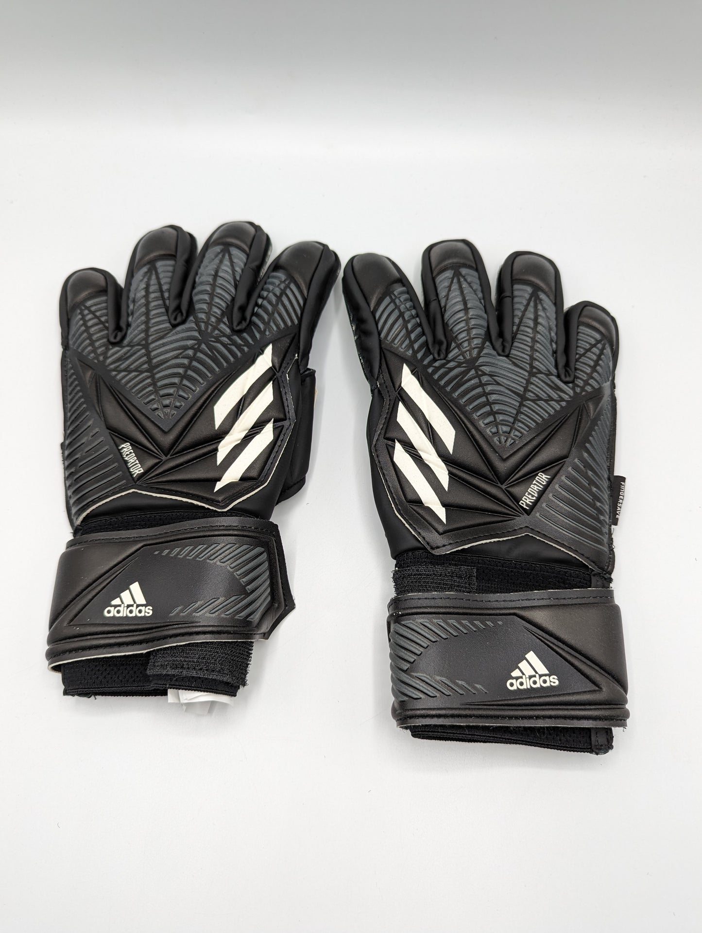 Adidas Predator GL Match Fingersave Goalkeeper Gloves - Junior- Black