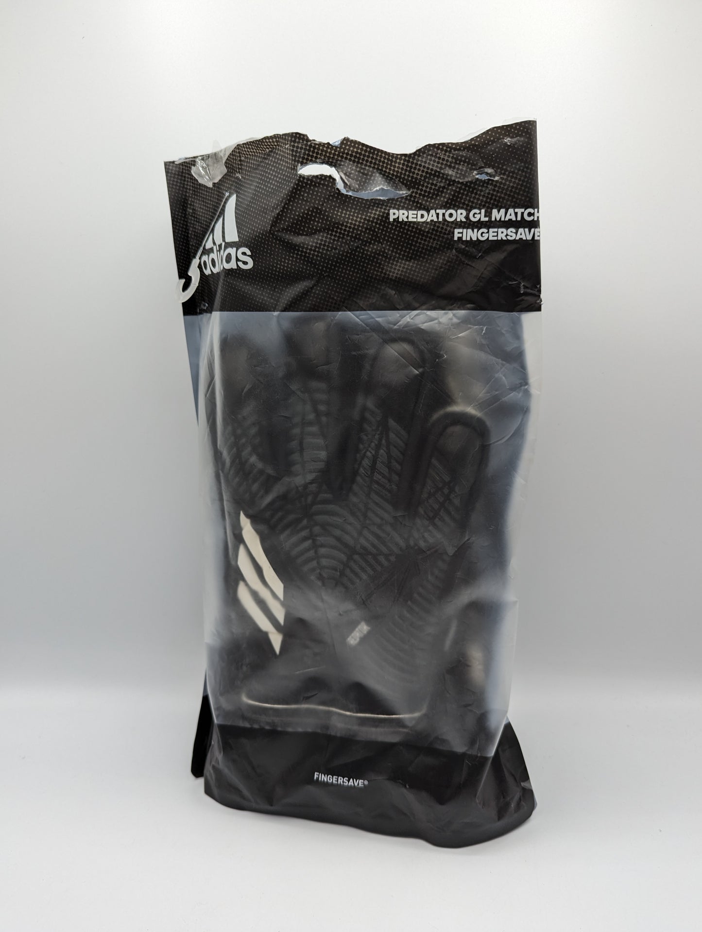 Adidas Predator GL Match Fingersave Goalkeeper Gloves - Junior- Black