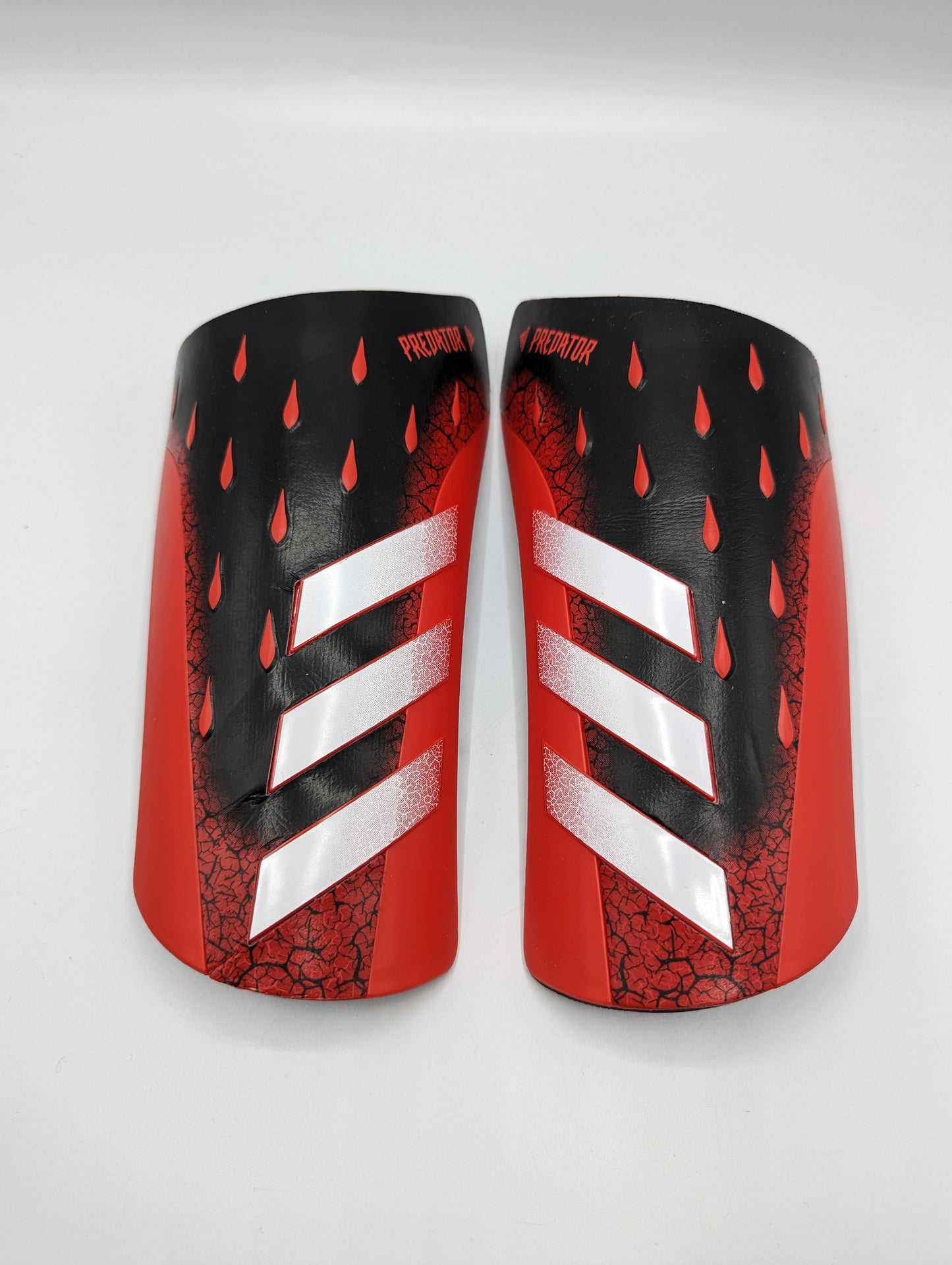 Adidas Predator SG League Shin Pads - Adults - Black/Red