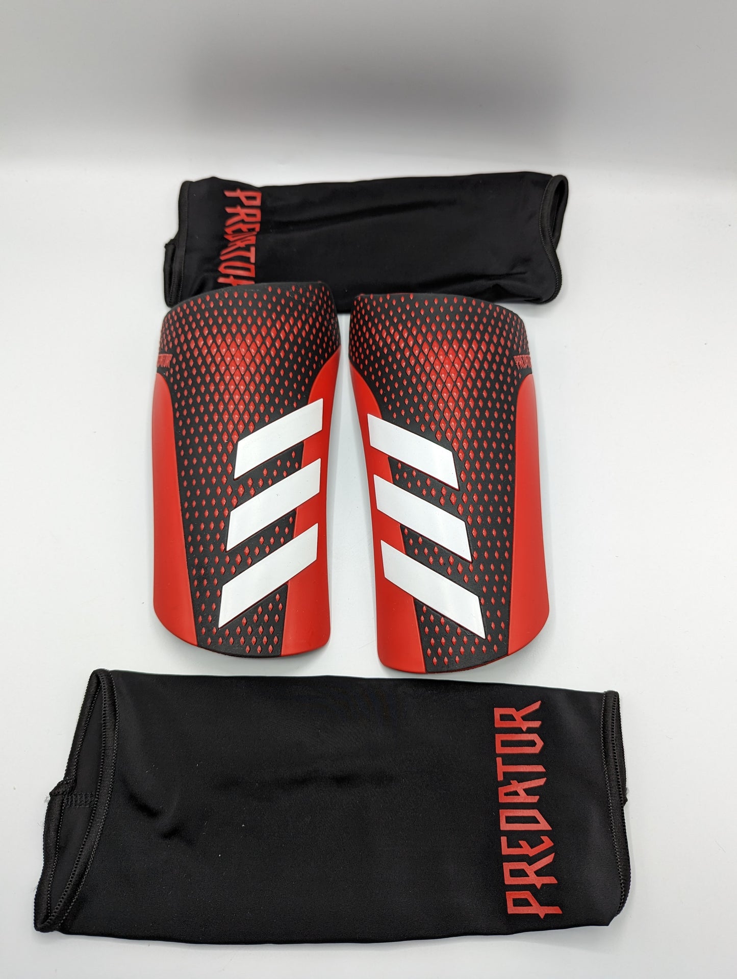 Adidas Predator 20 League Shin Pads - Adults - Black/Red