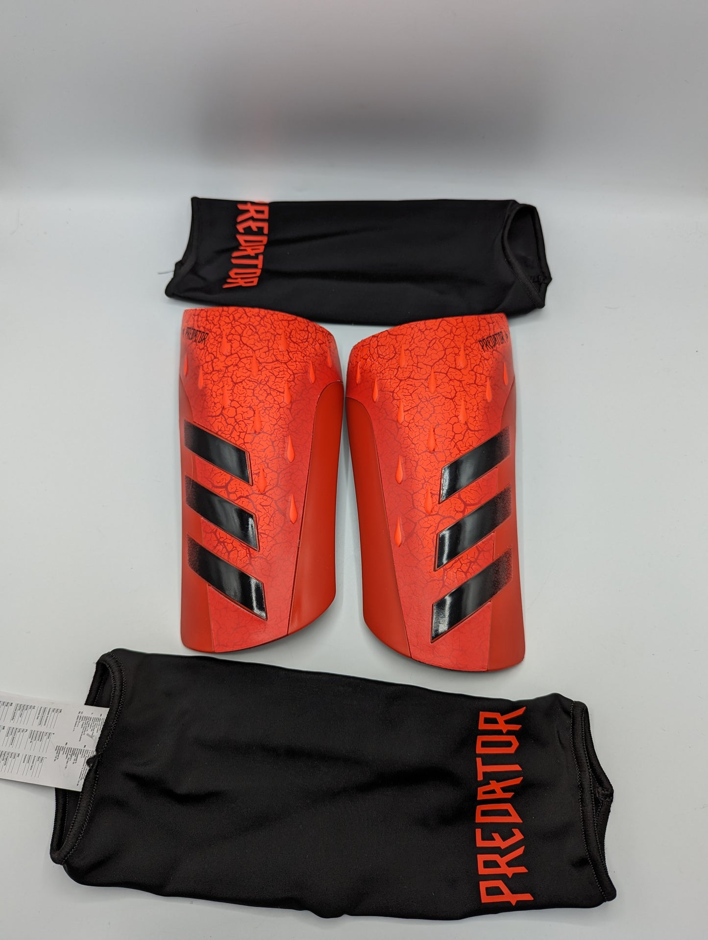 Adidas Predator SG League Shin Pads - Adults - Red/Black