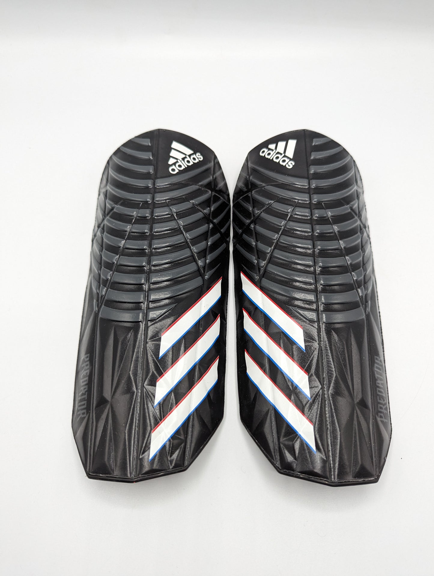 Adidas Predator SG League Shin Pads - Adults - Black/Red/White/Blue