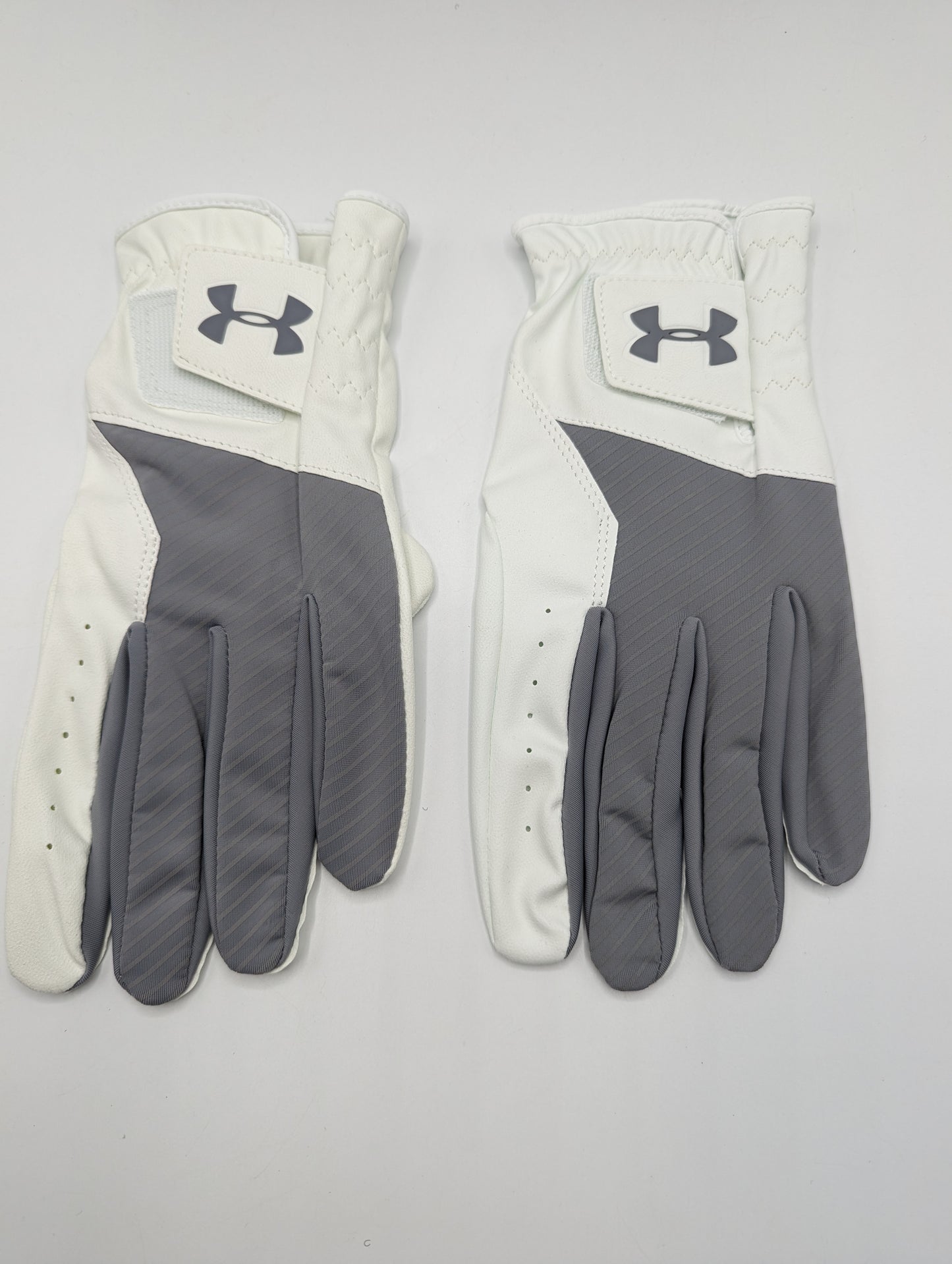 X2  Under Armour Medal Mens Golf Gloves - White/Grey