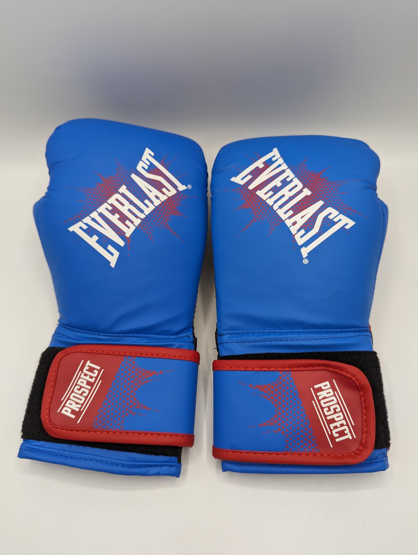 Everlast Pro Juniors Boxing Glove and Pad Set Junior - Blue/Red