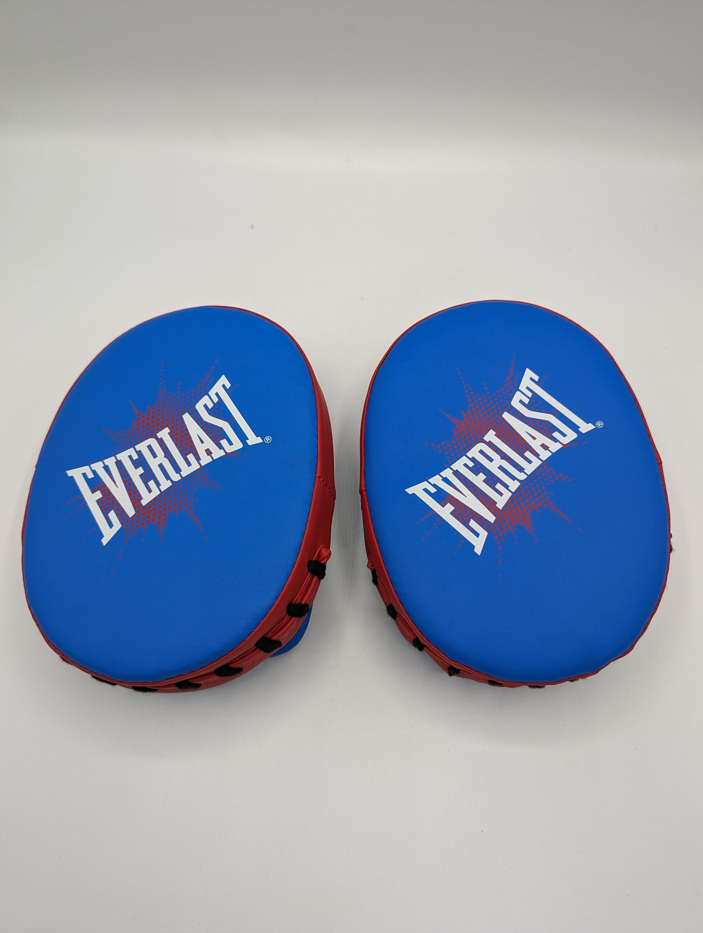 Everlast Pro Juniors Boxing Glove and Pad Set Junior - Blue/Red