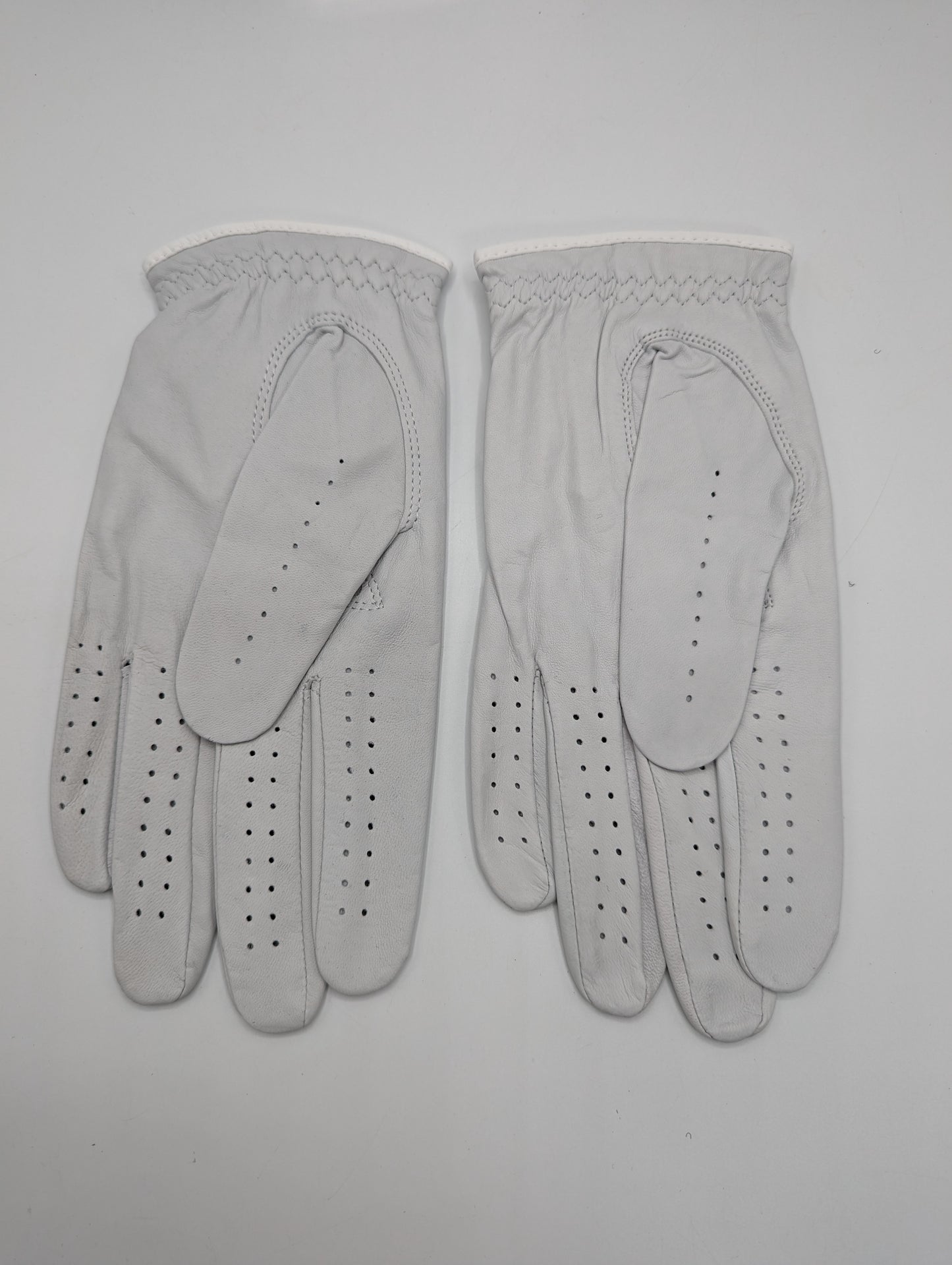 X2 SlazengerV500 Leather Mens Golf Gloves - White