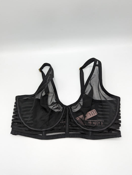 Victoria Secret Womens Mesh Bra - Black