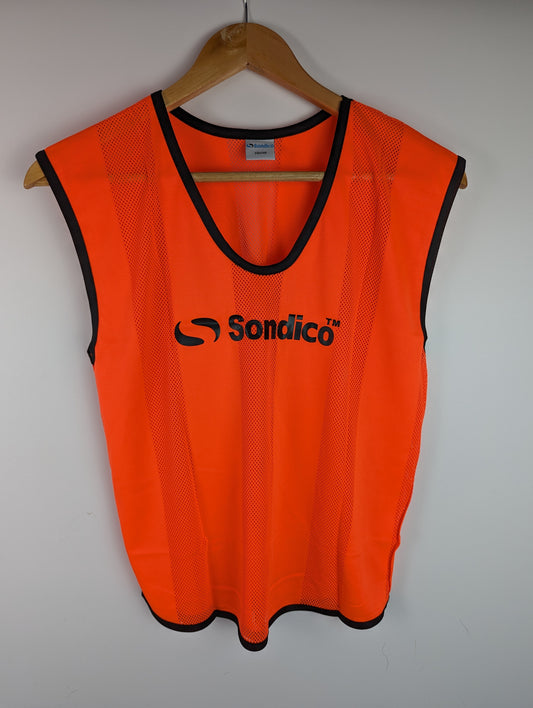 Sondico 6 Pack Mesh Hi Viz Training Bibs- Junior - Orange