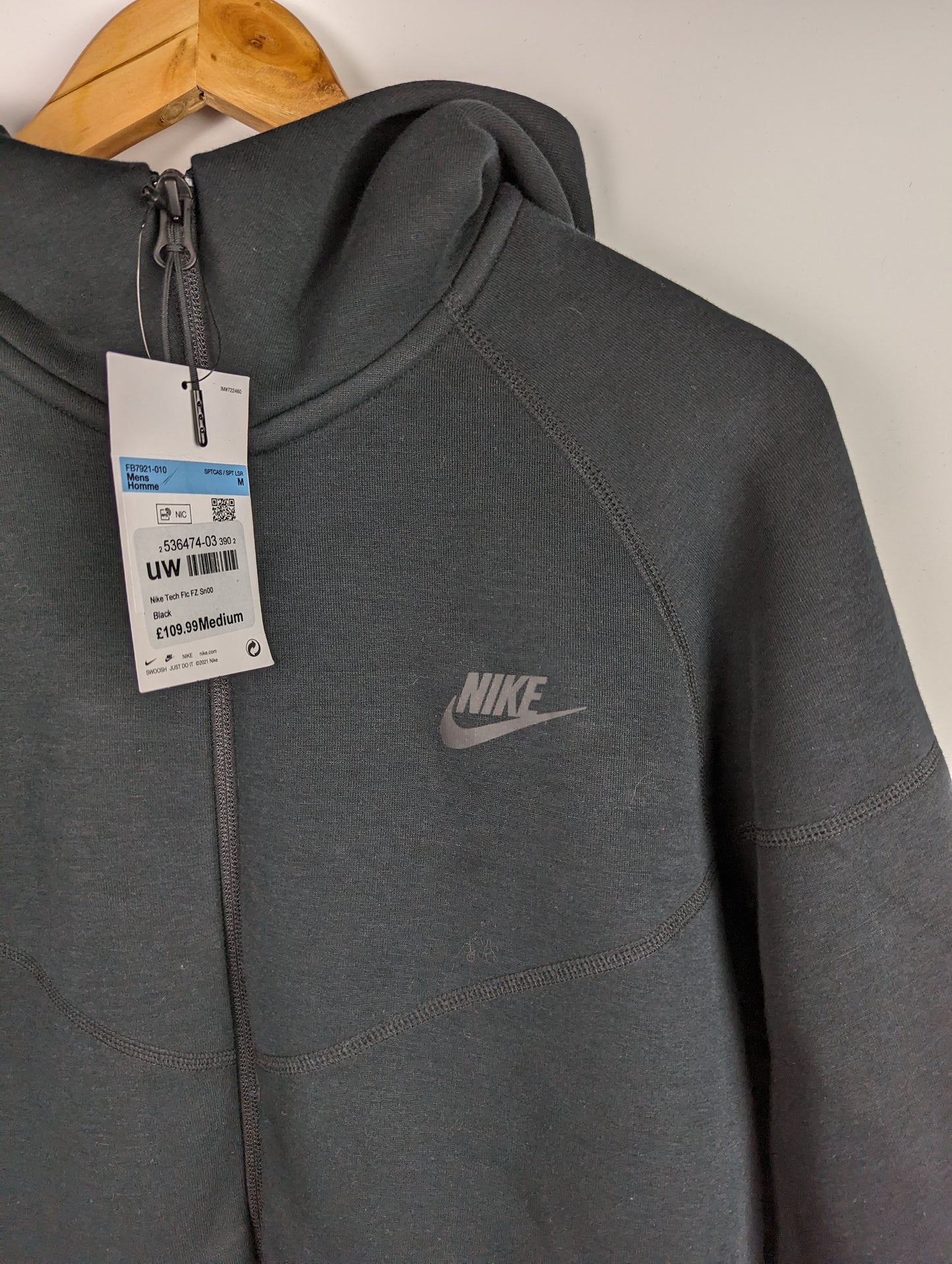 Nike Mens Sportswear Tech Fleece Windrunner Jacket - Black