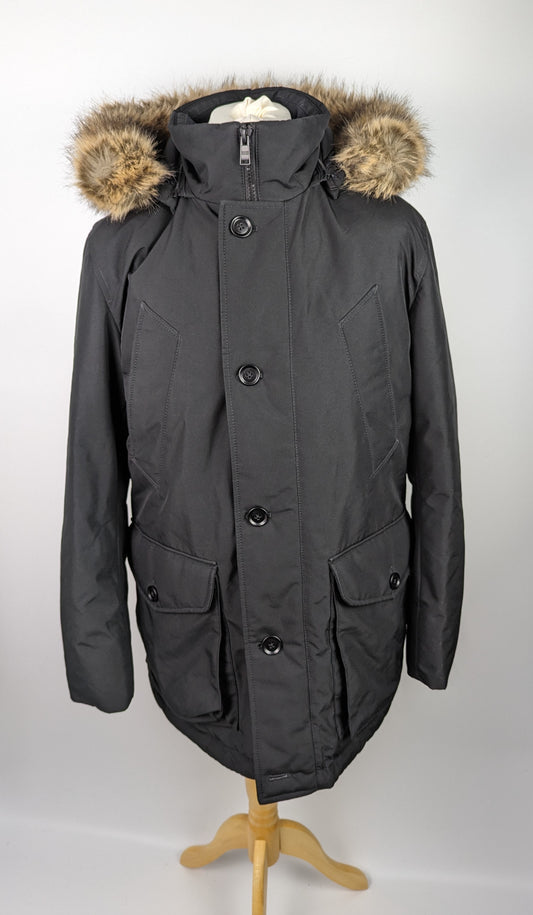 HUGO BOSS Down Filled Parka-  Black- Mens