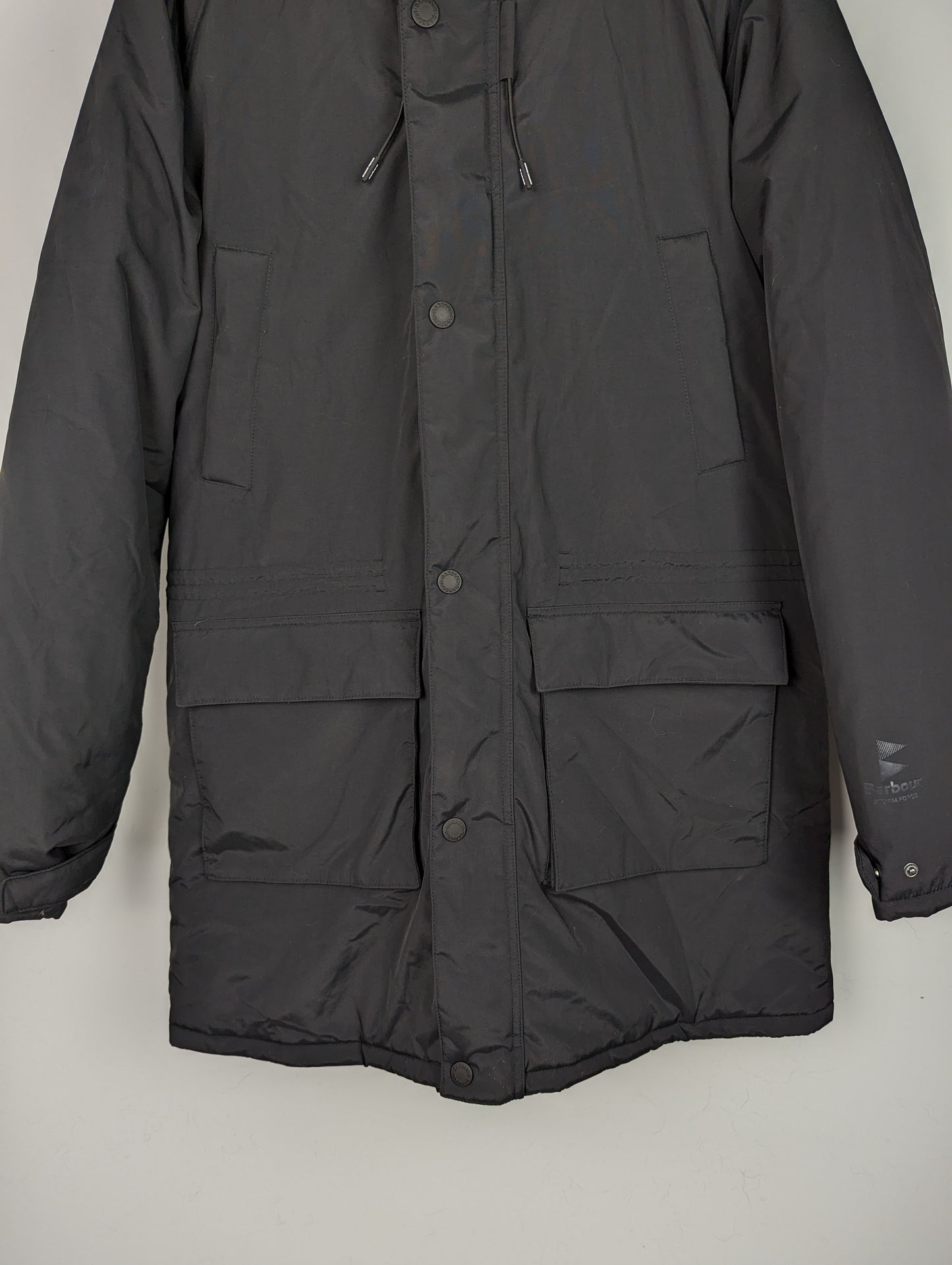 BARBOUR Mens Gustnado Parka Coat - Black