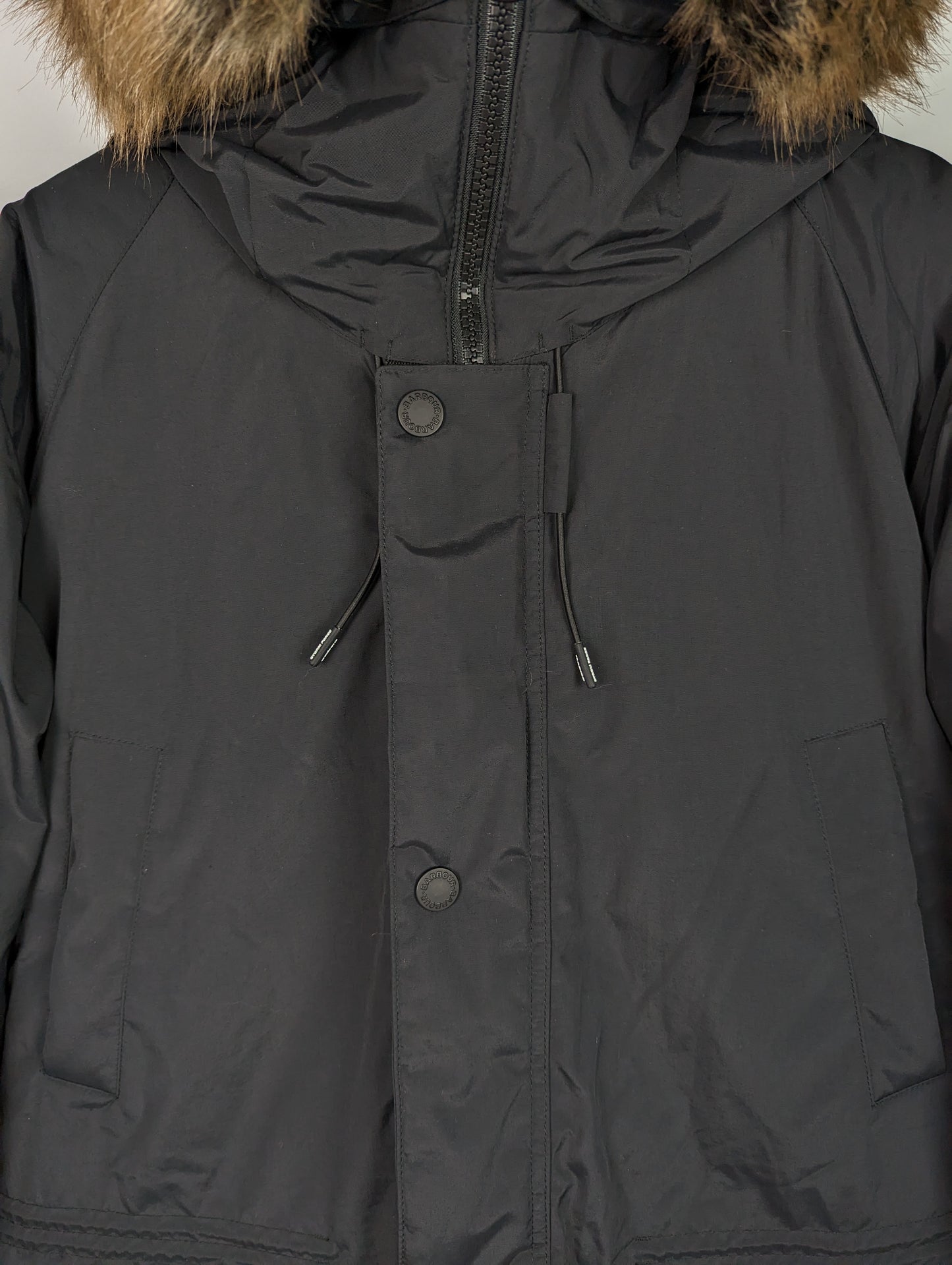 BARBOUR Mens Gustnado Parka Coat - Black