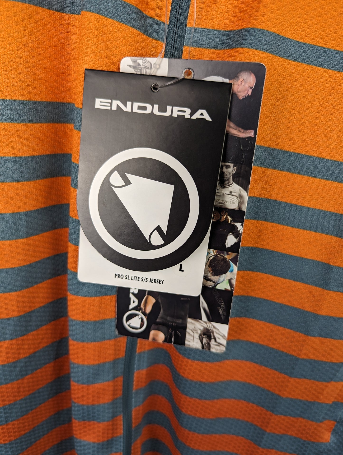 ENDURA Mens Pro SL Lite Short Sleeve Cycling Jersey - Pumpkin