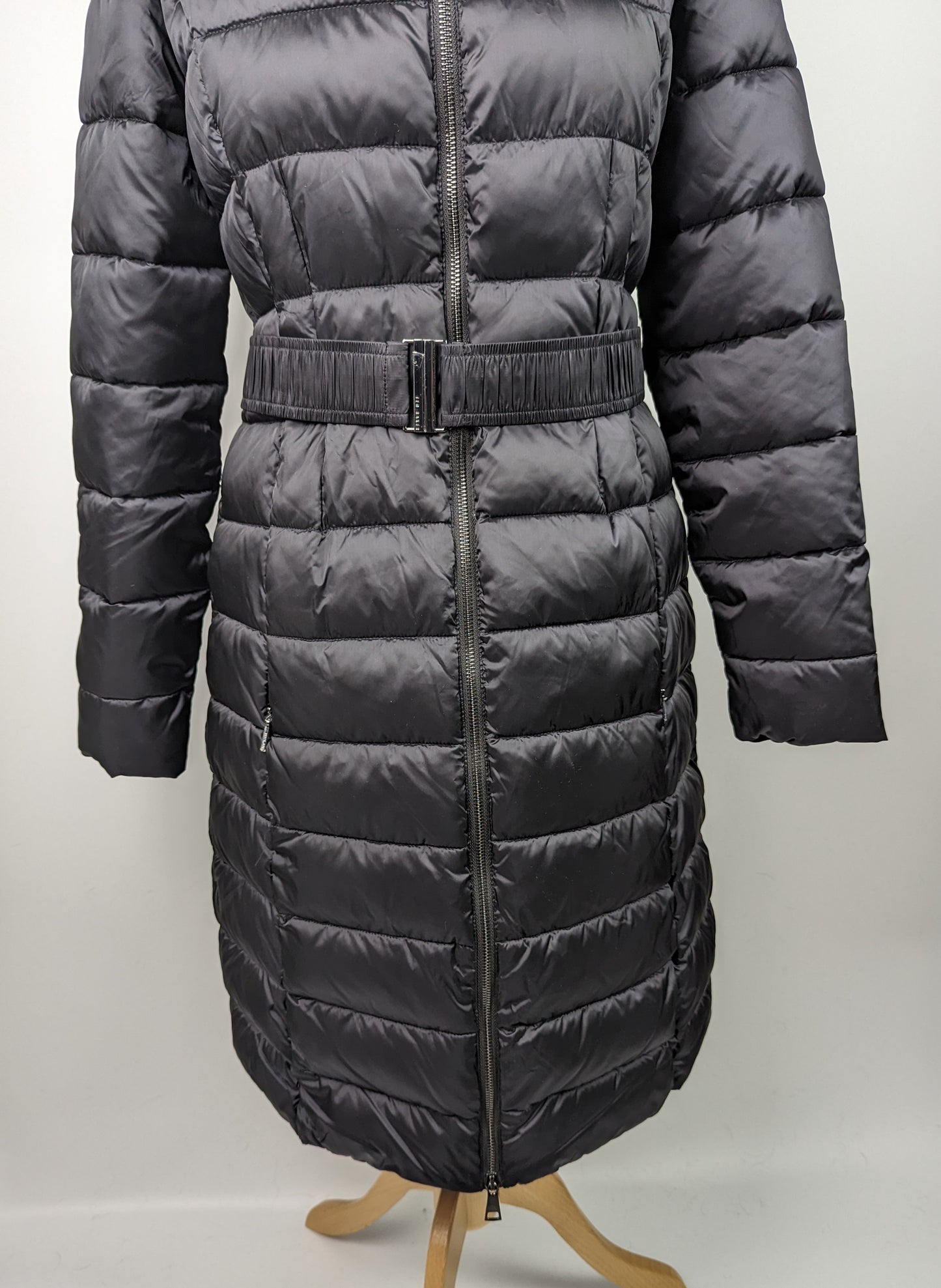 Ted Baker Aliciee Long Quilted Womens Puffer Jacket - Black