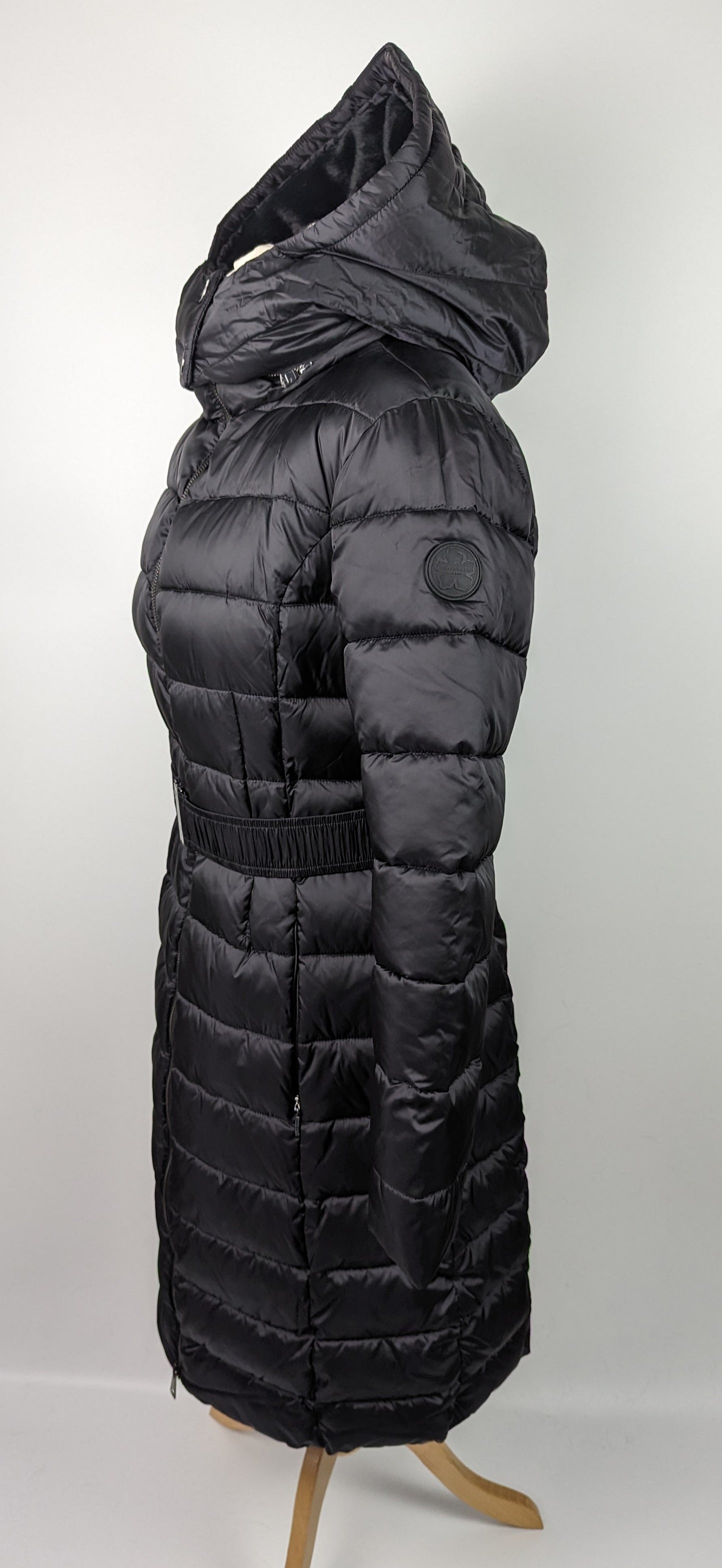 Ted Baker Aliciee Long Quilted Womens Puffer Jacket - Black