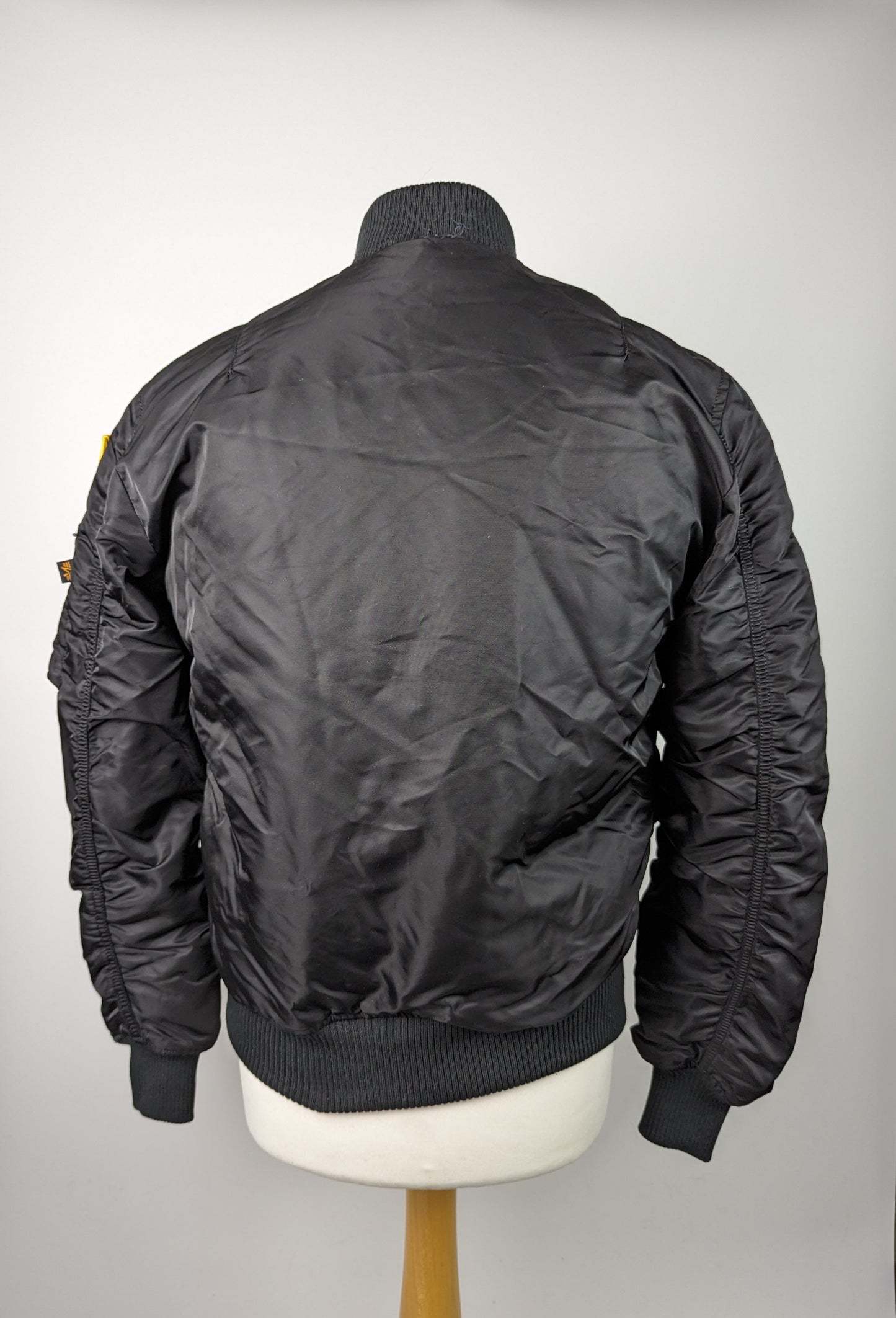 Alpha Industries Mens VF Nasa Bomber Jacket - Black