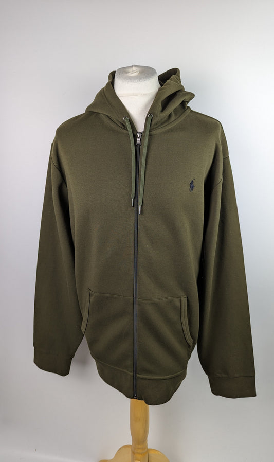 POLO RALPH LAUREN Double-Knit Tech Full-Zip Hoodie - Green