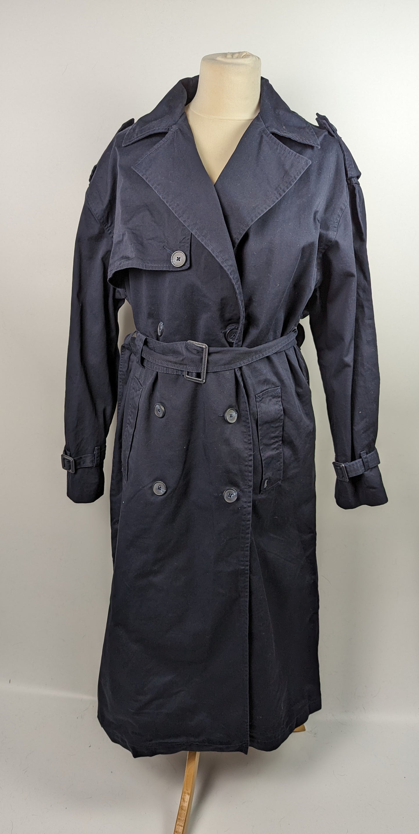 LEVIS Womens Slacker Trench Coat - Nightwatch Blue