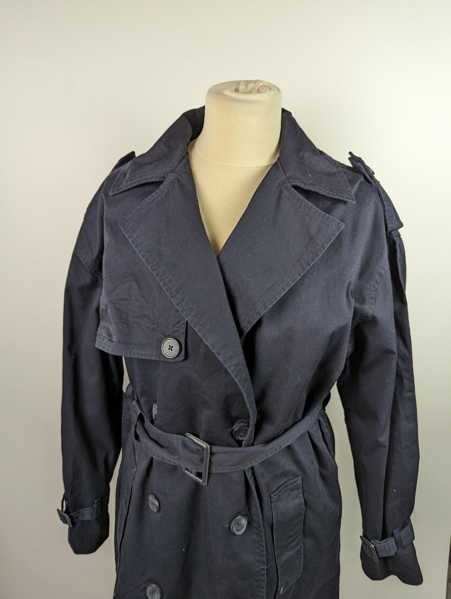 LEVIS Womens Slacker Trench Coat - Nightwatch Blue