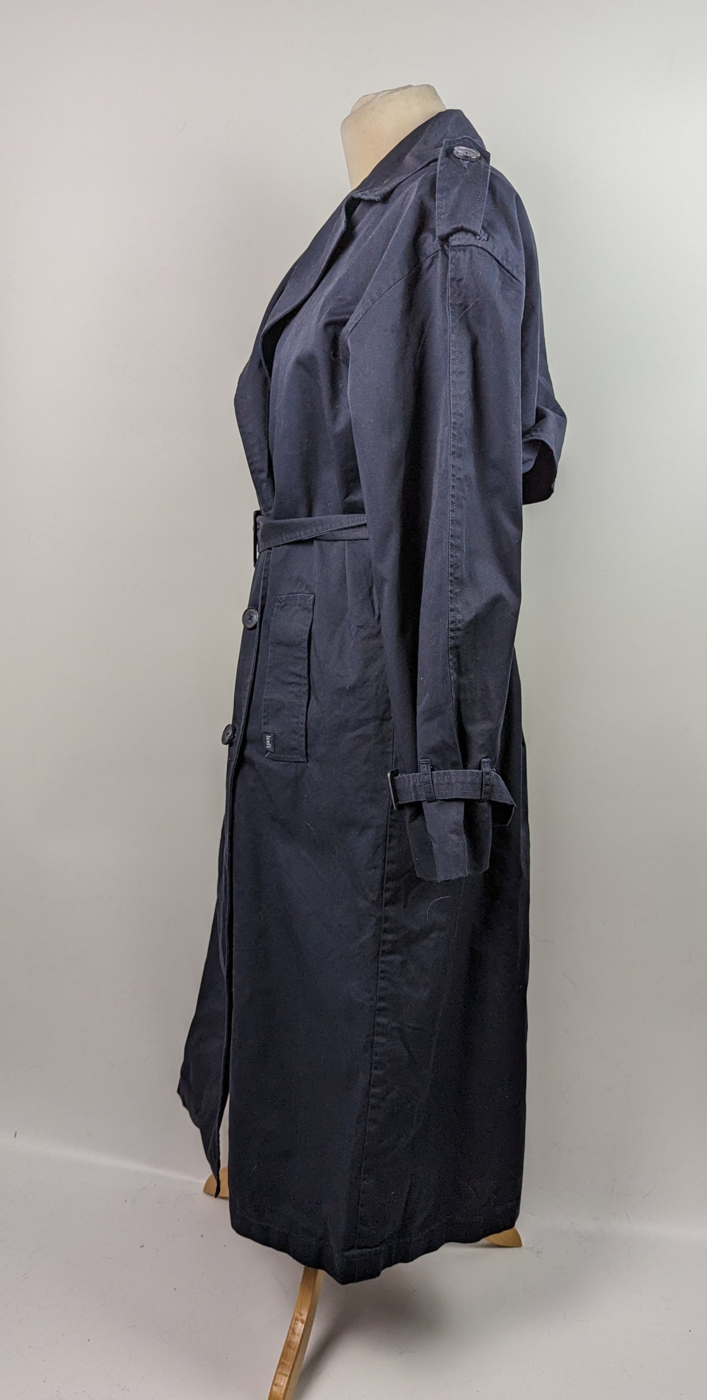 LEVIS Womens Slacker Trench Coat - Nightwatch Blue