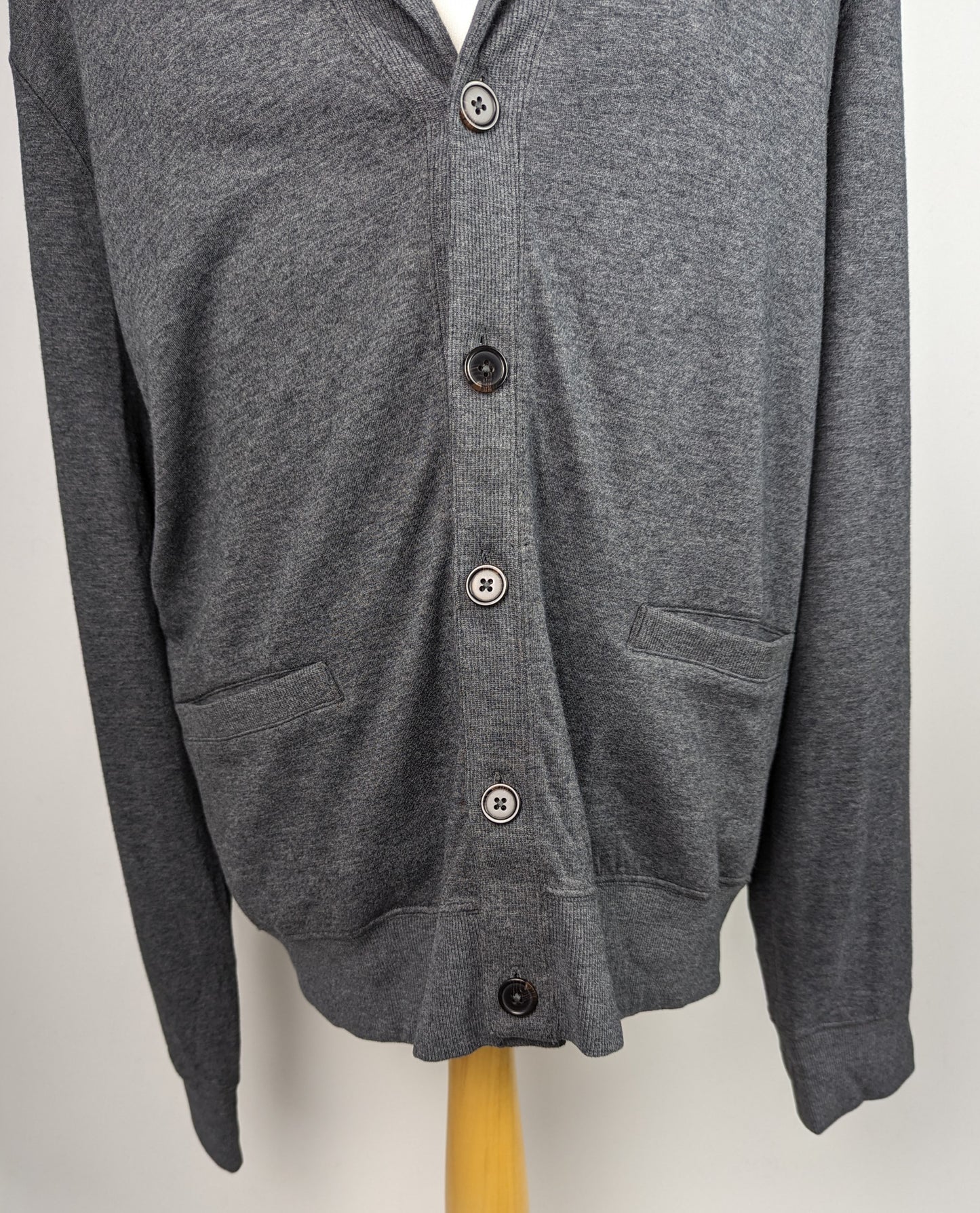 POLO RALPH LAUREN Mens Shawl Cardi - Grey