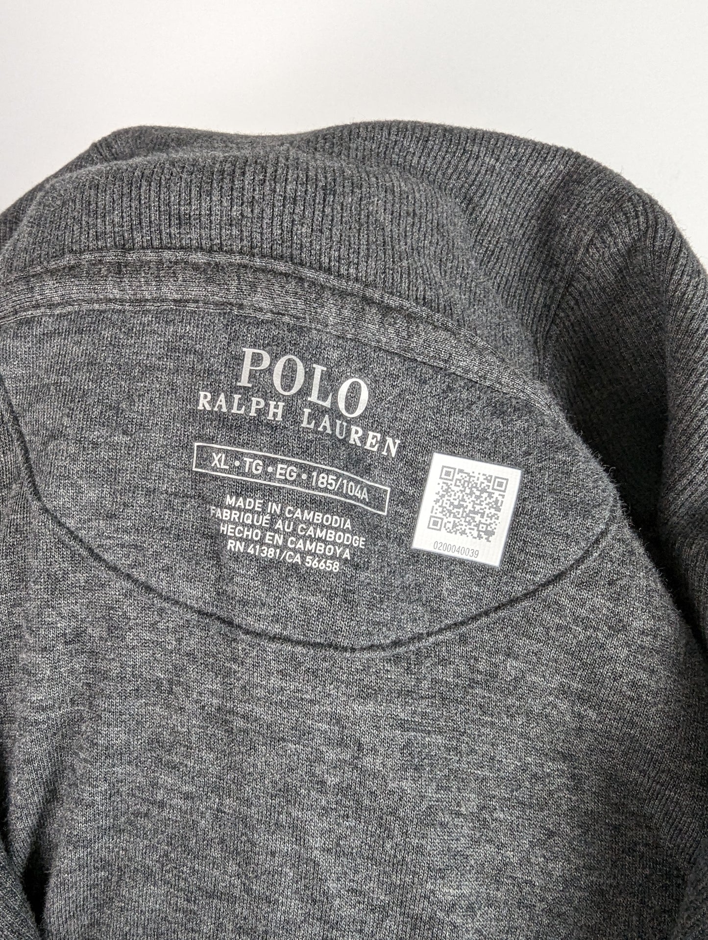 POLO RALPH LAUREN Mens Shawl Cardi - Grey