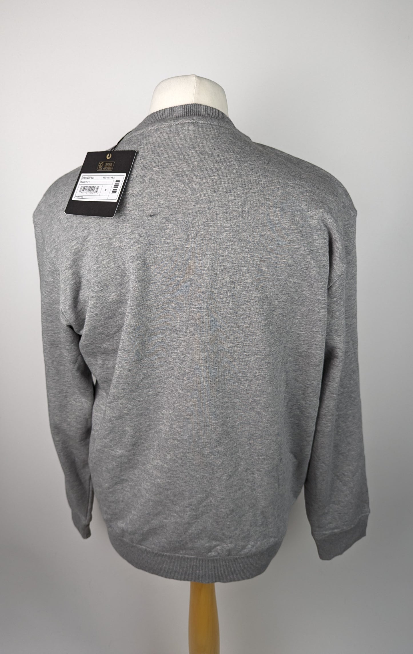 NAPAPIJRI Box Logo Crew Jumper- Grey