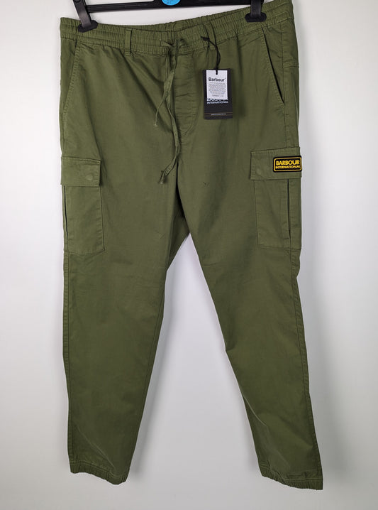 Barbour International Cargo Trousers - Olive Green