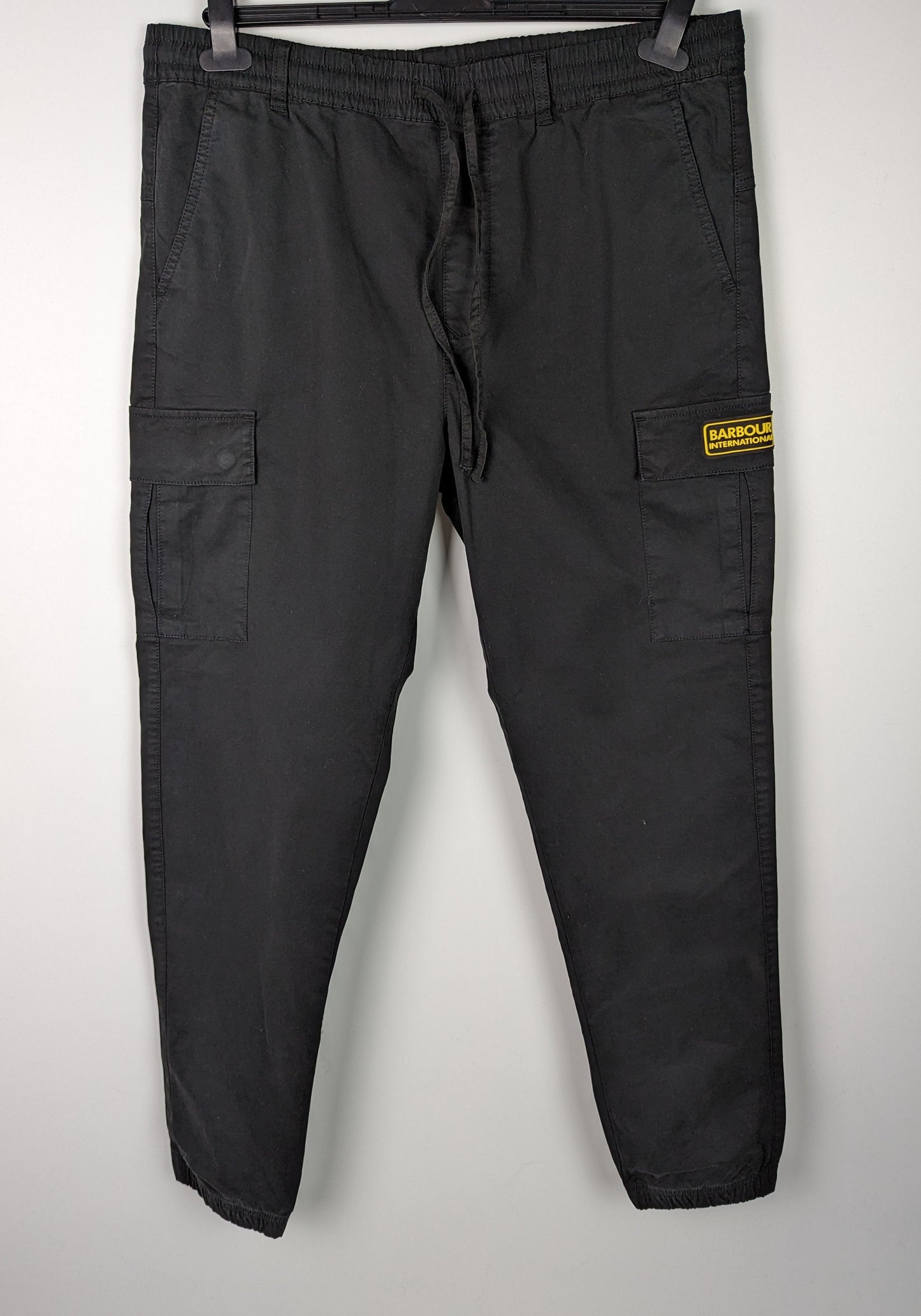 Barbour Mens International Cargo Trousers - Black