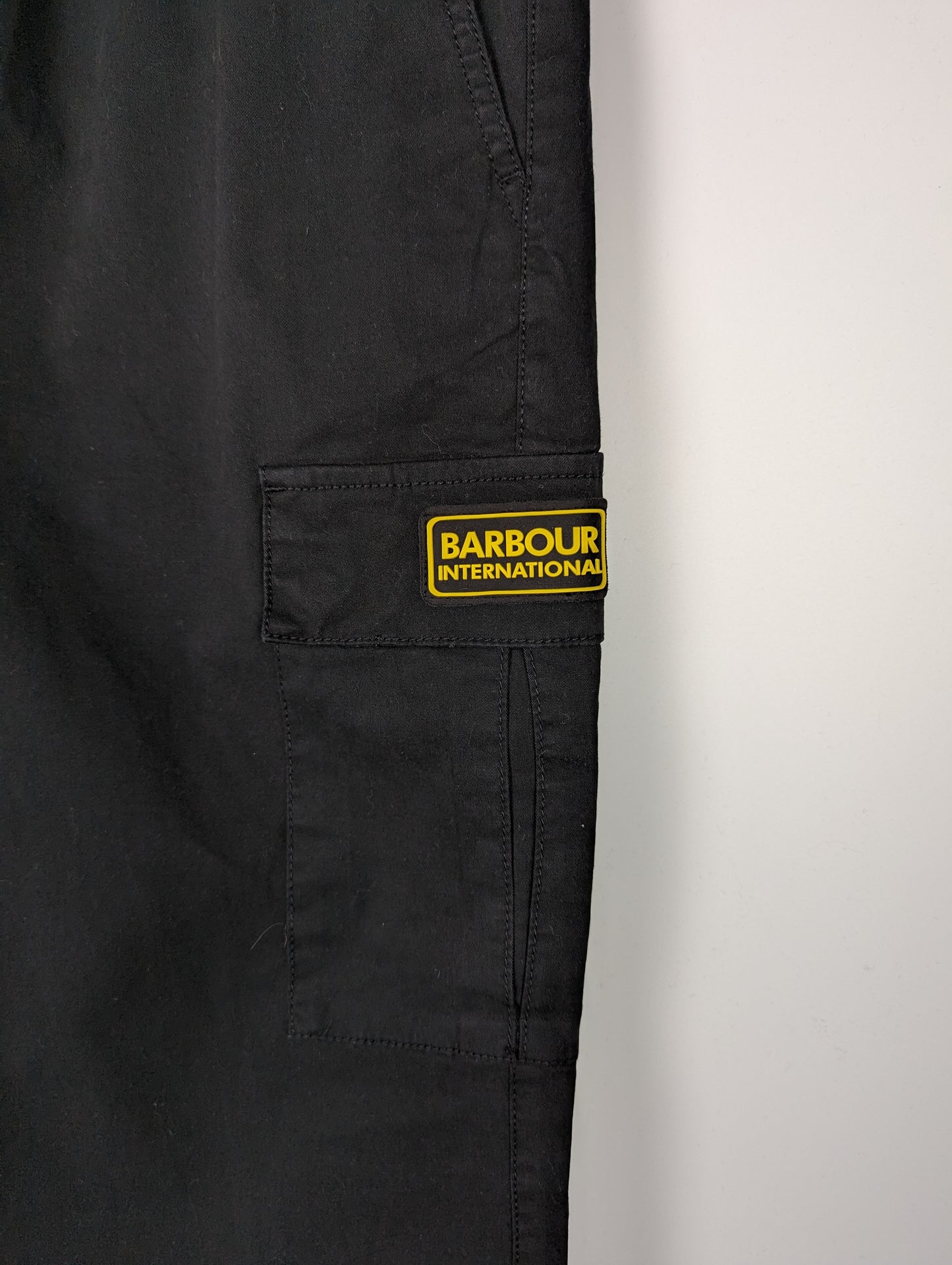 Barbour Mens International Cargo Trousers - Black