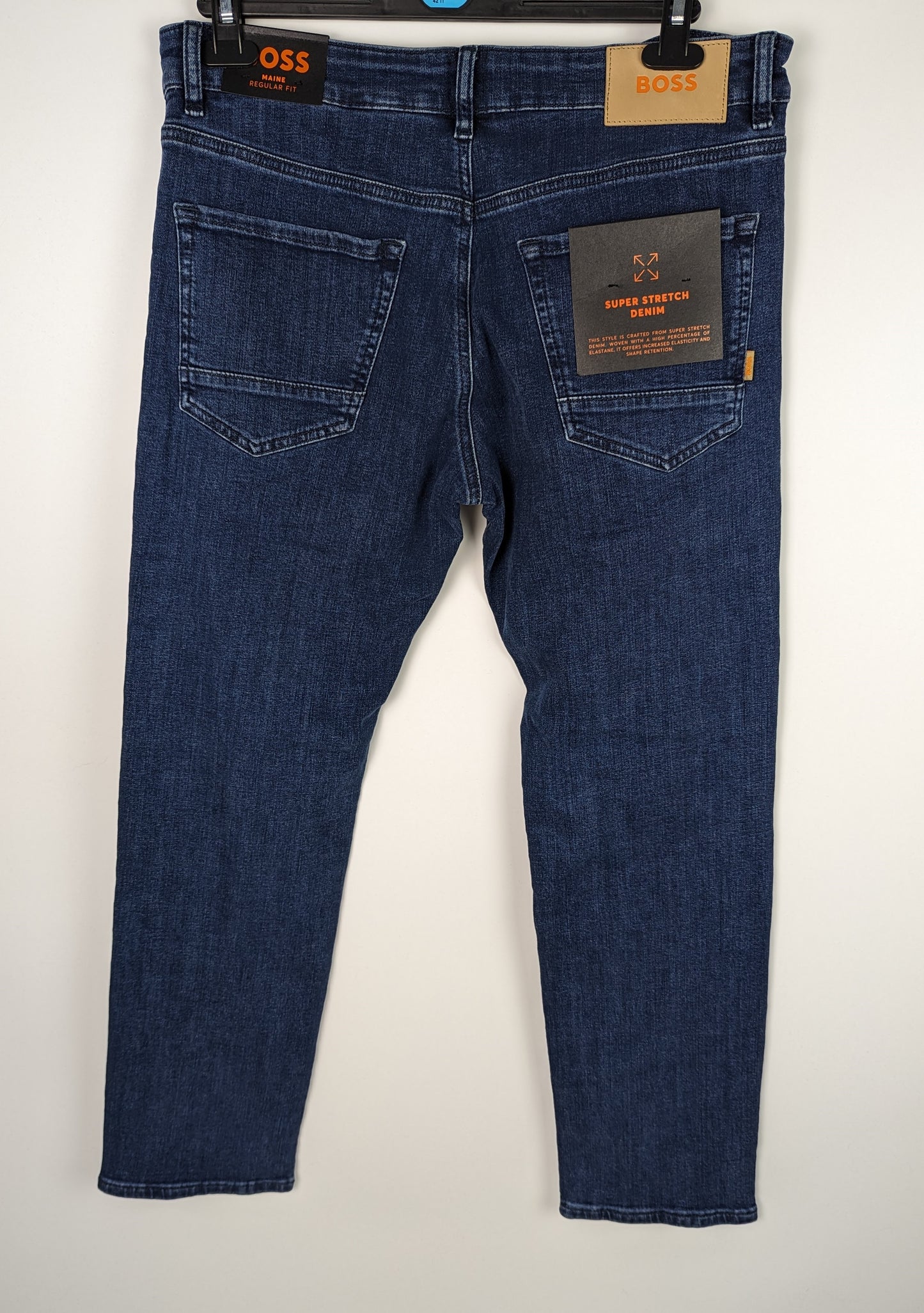 BOSS Mens Maine Regular Jeans - Blue