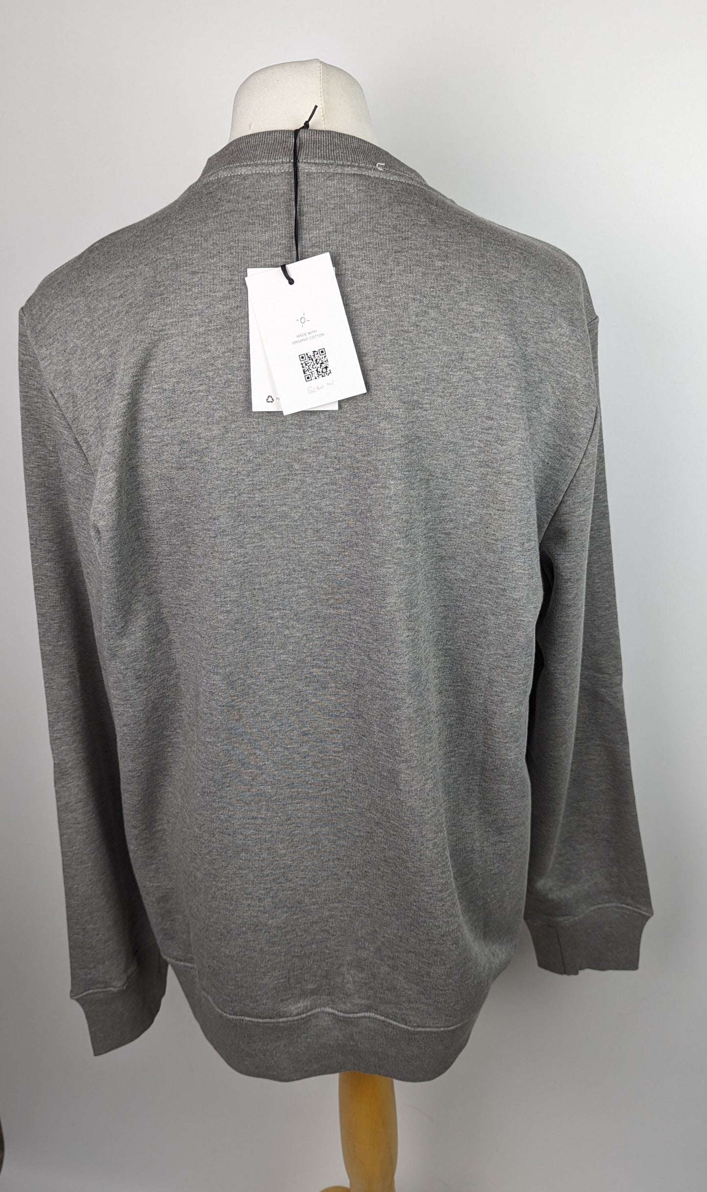 PS PAUL SMITH Zebra Reg Fit Mens Jumper - Grey