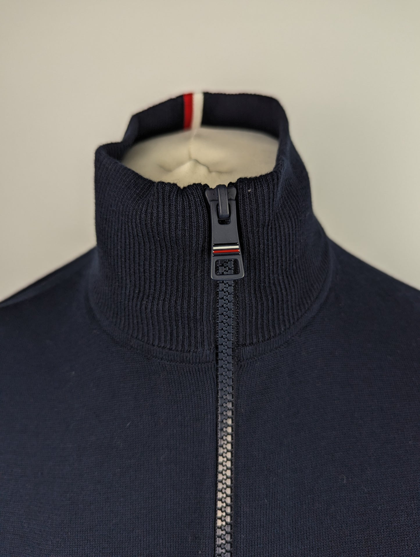 Tommy Hilfiger 1985 Half Zip Jumper- Navy Blue