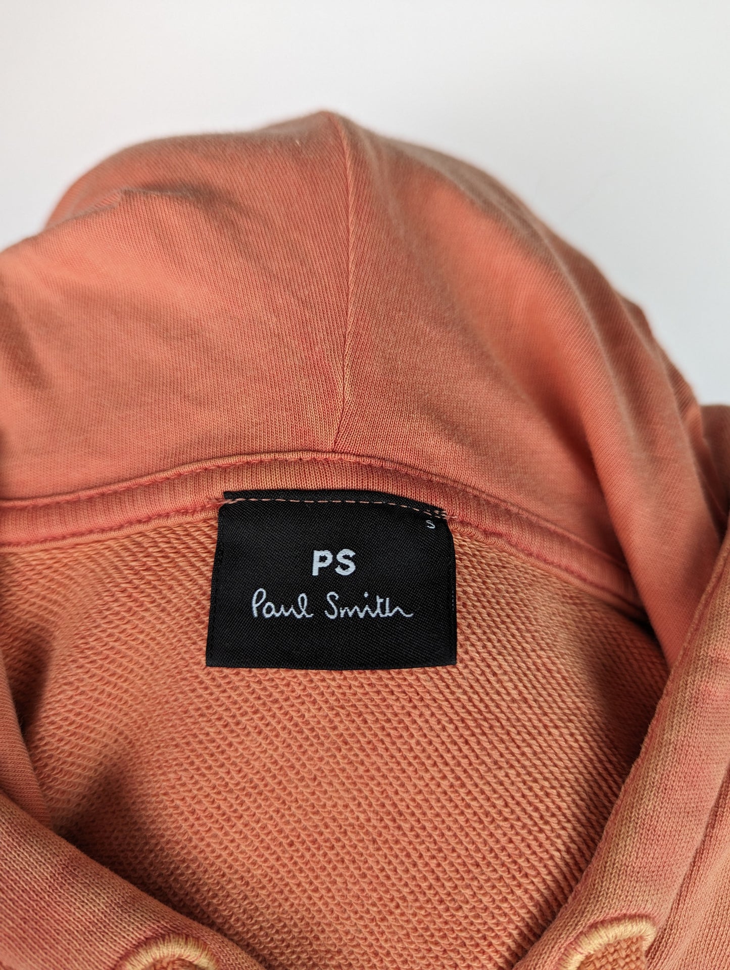 PAUL SMITH Mens Sleeve Happy Hoodie - Orange