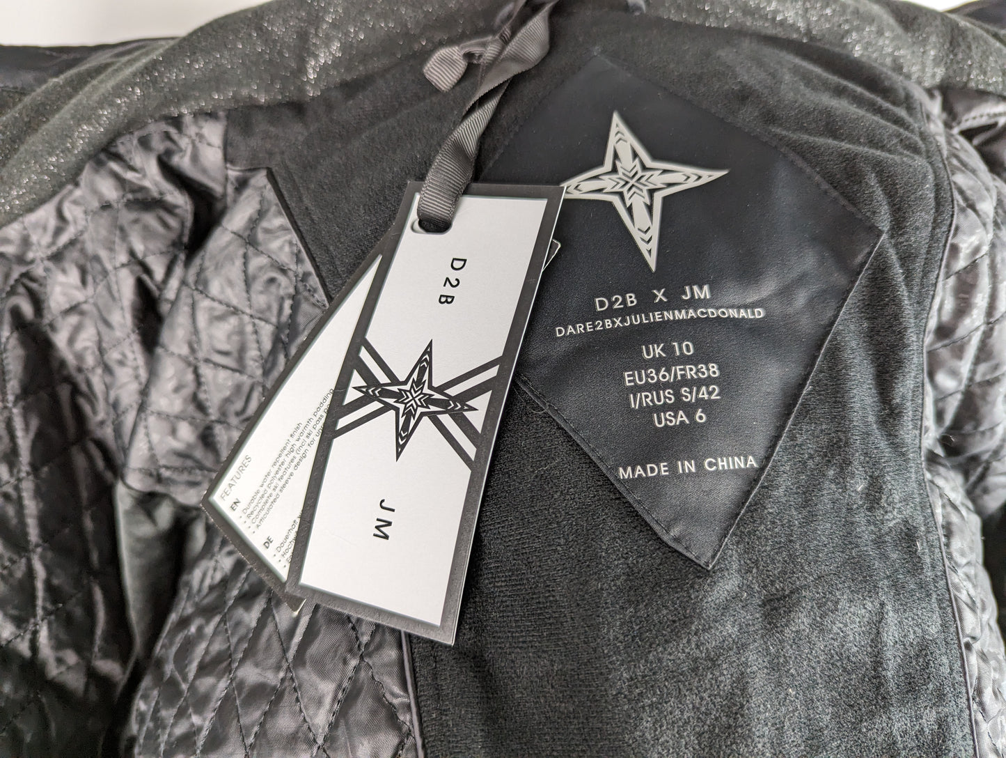 DARE2B X JULIEN MACDONALD Mastery Ski Jacket - Black