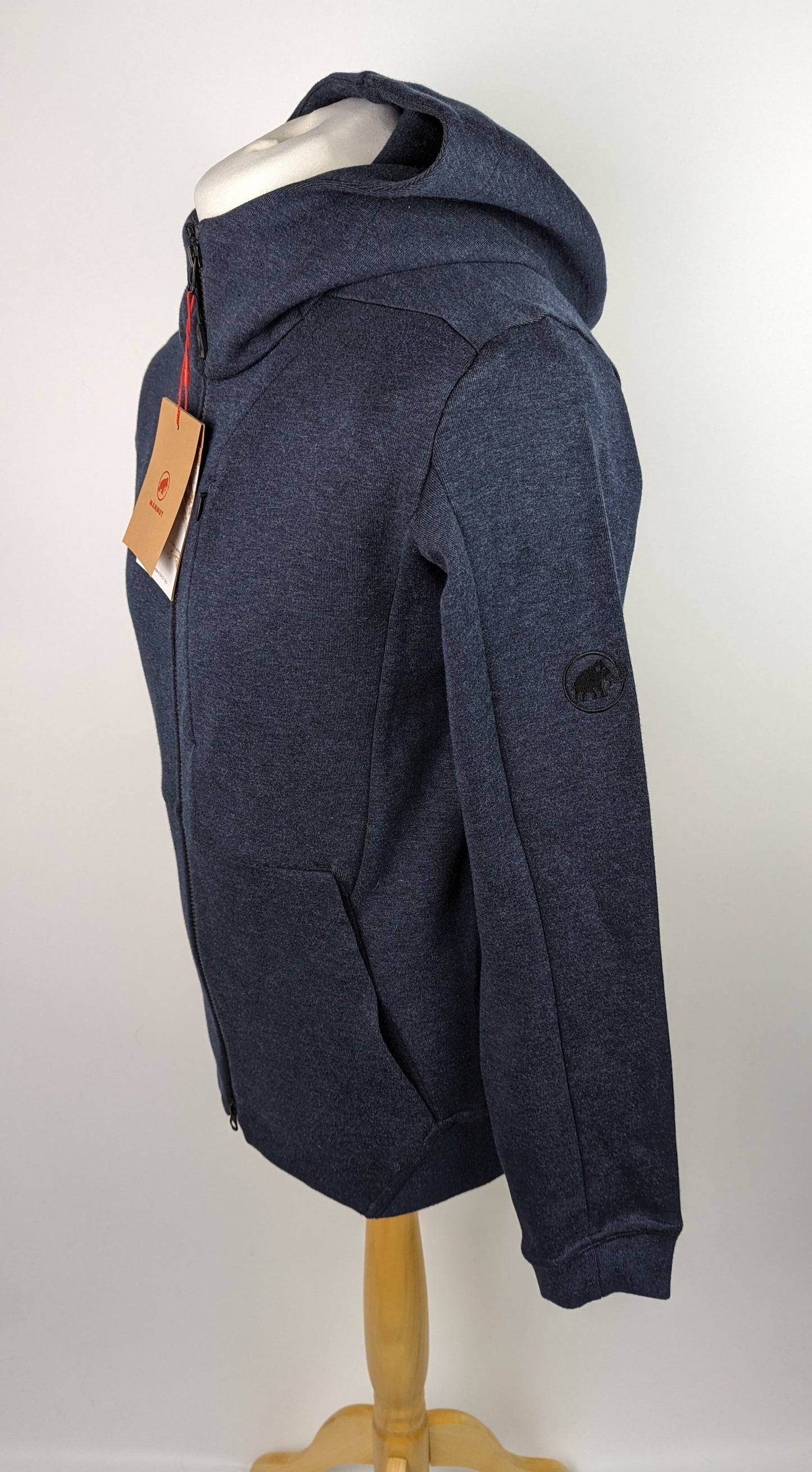 Mammut Dyno Full Zip Hoodie Mens - Navy Blue