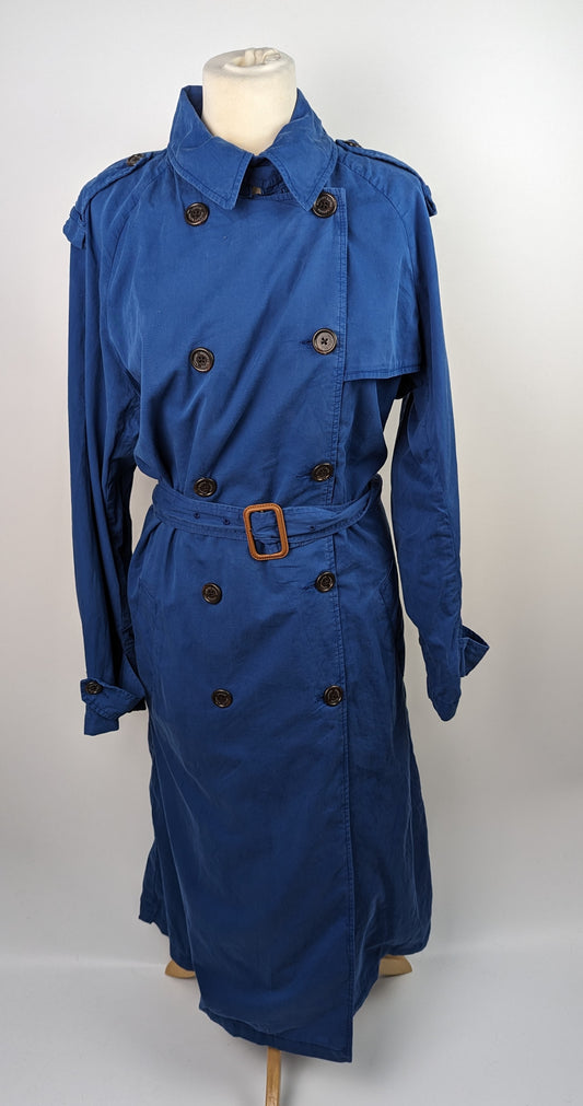 RALPH LAUREN Faustino Trench Coat - Indigo