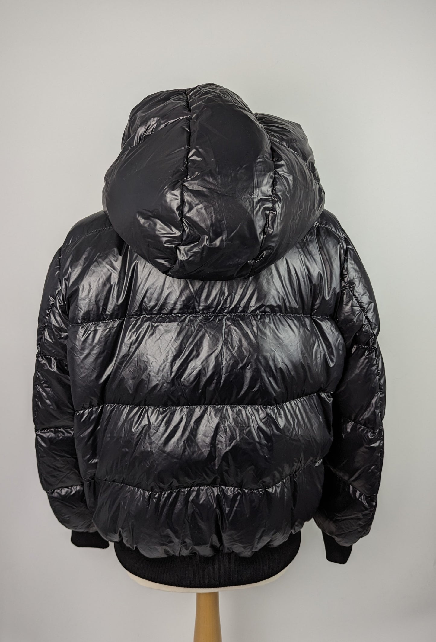 ARMANI EXCHANGE Icon logo padded jacket - Black