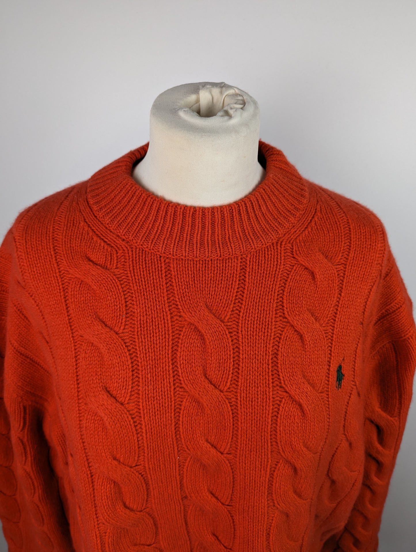 POLO RALPH LAUREN Cable-knit cashmere Jumper - Orange