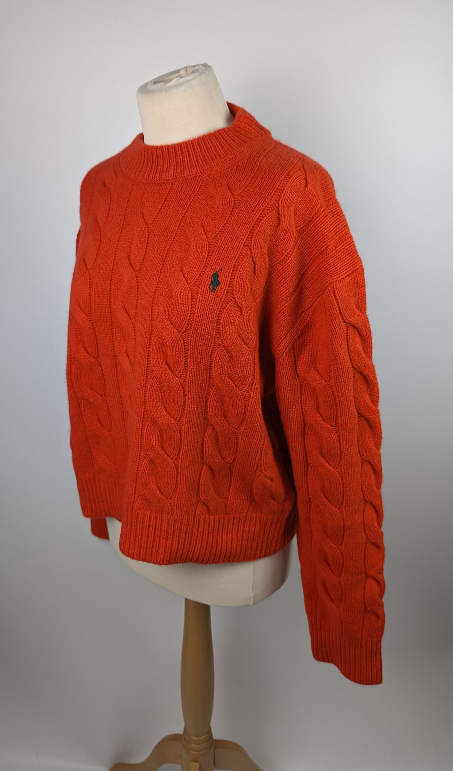 POLO RALPH LAUREN Cable-knit cashmere Jumper - Orange