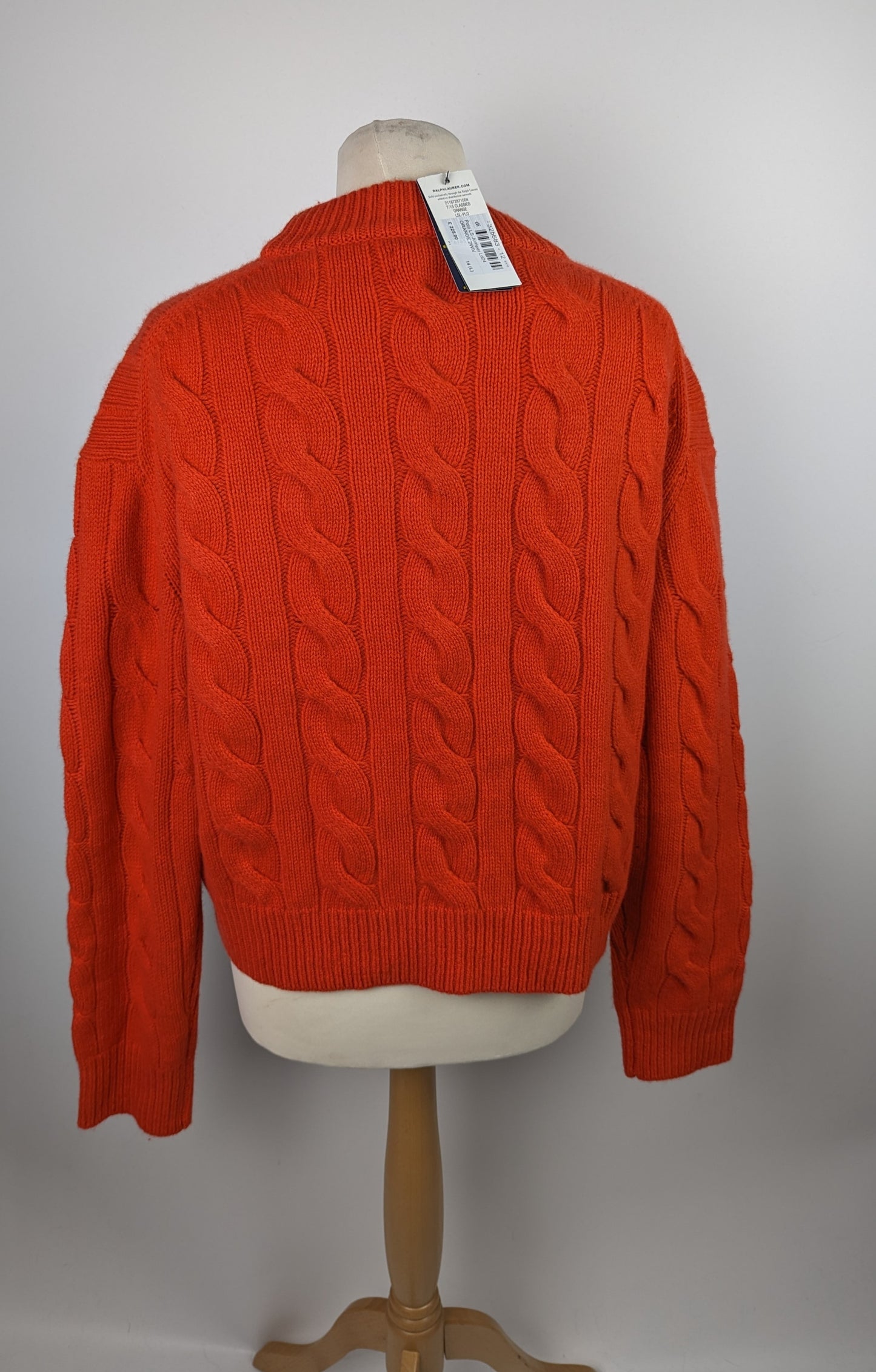 POLO RALPH LAUREN Cable-knit cashmere Jumper - Orange